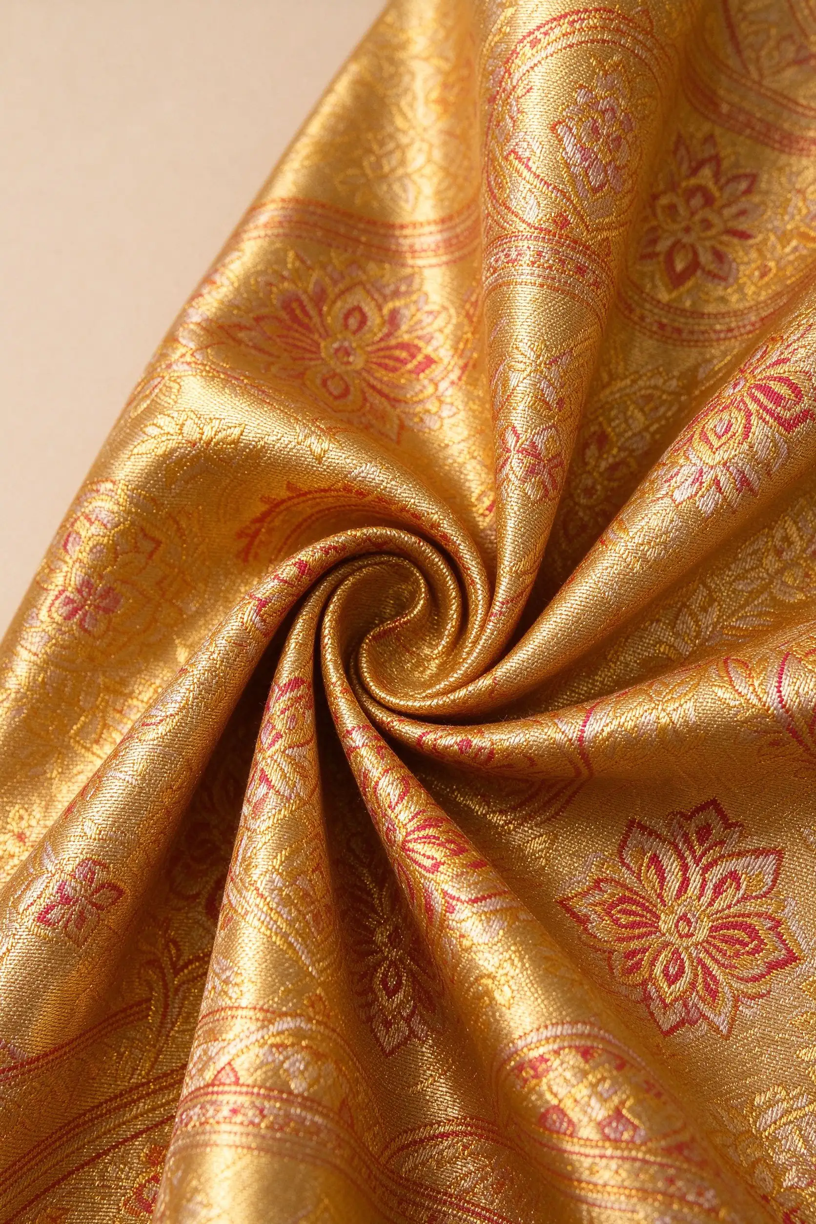 Gold & Cream Banarasi Lehenga - image 5