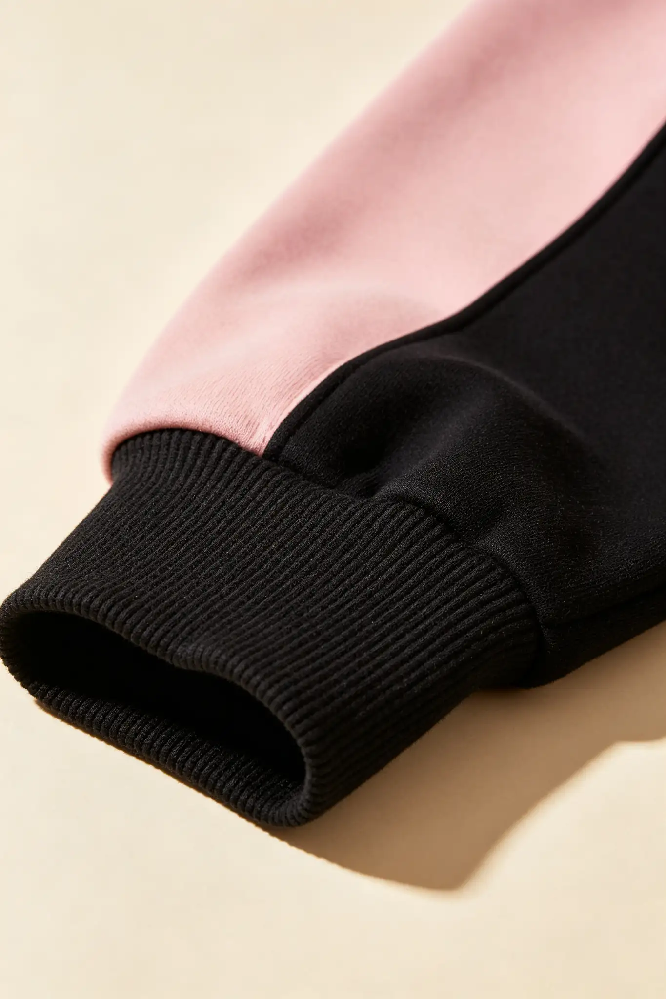 Black & Pink Colourblock Hoodie - image 5
