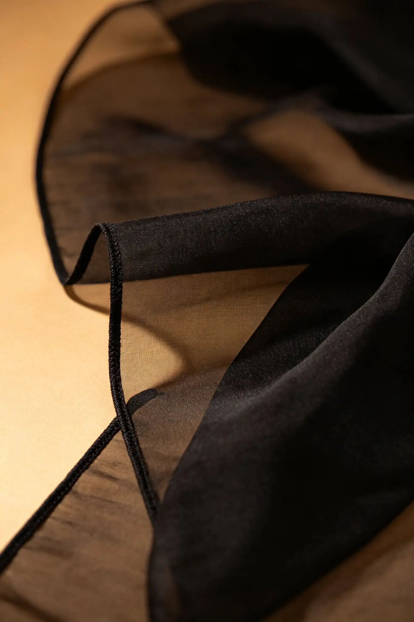 Nazneen Chiffon Dupatta - Black - image 6