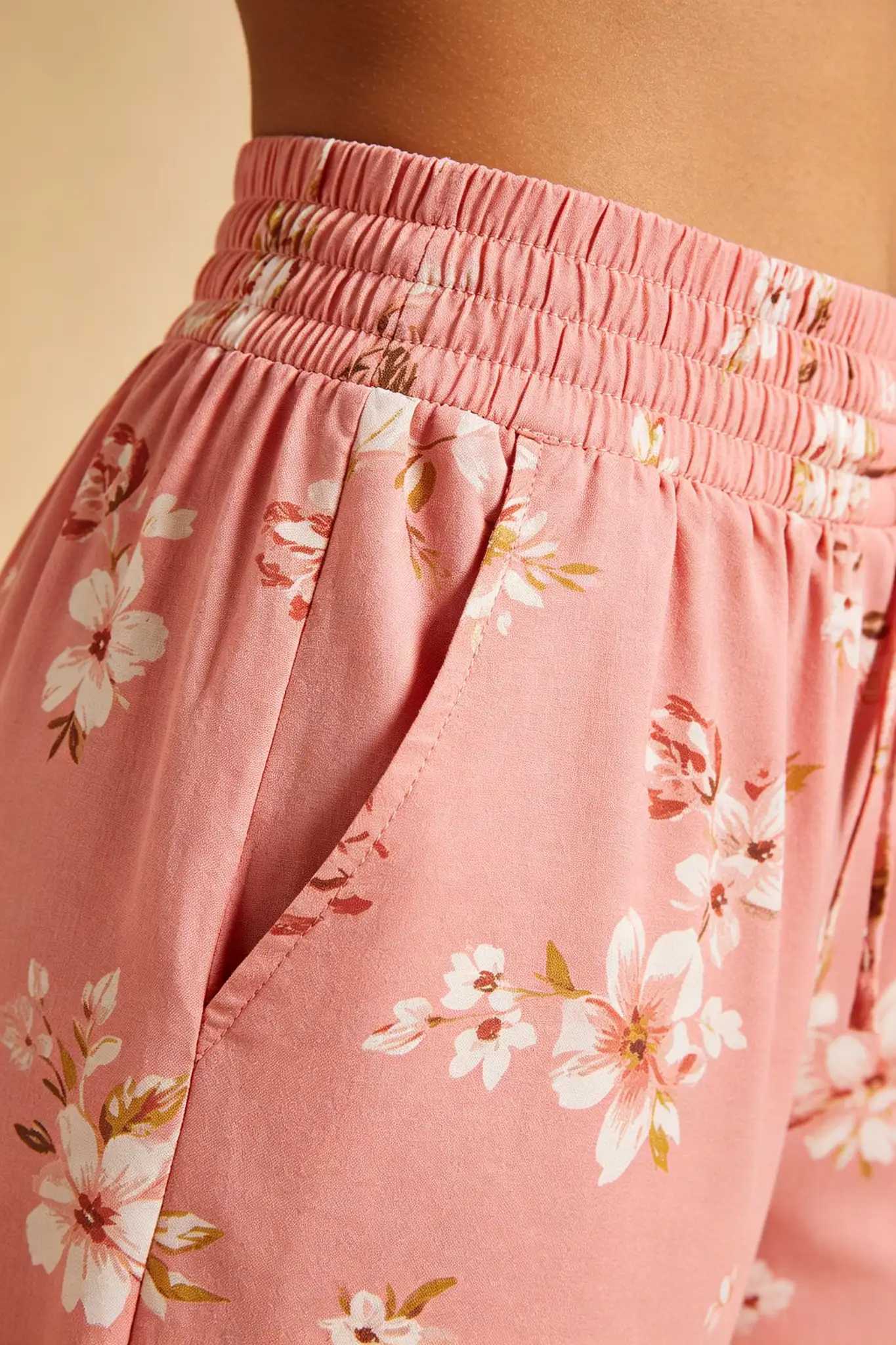 Pink Palazzo Pants - Print - image 6