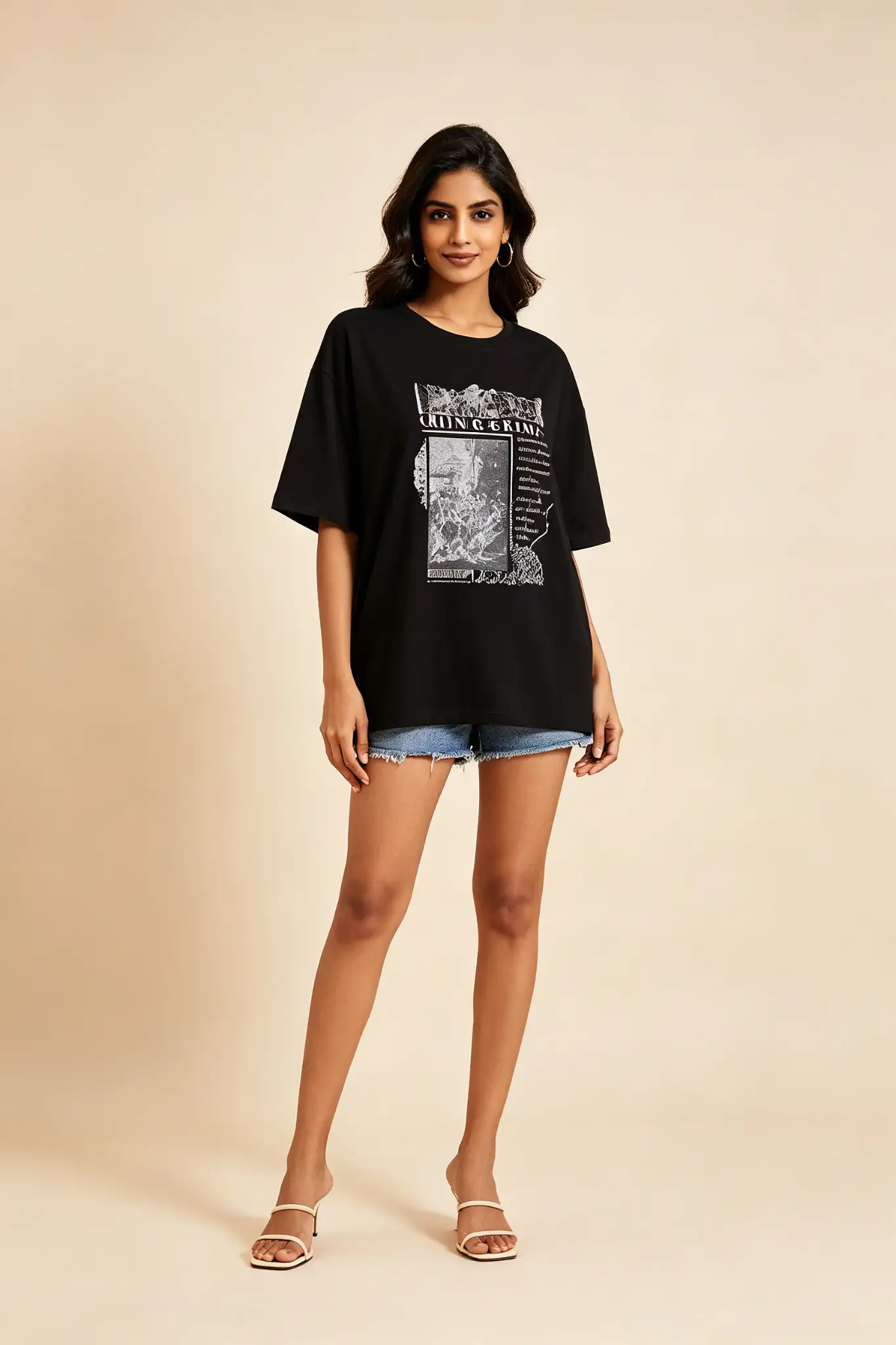Printed Relaxed Fit T-Shirt - Black - image 2