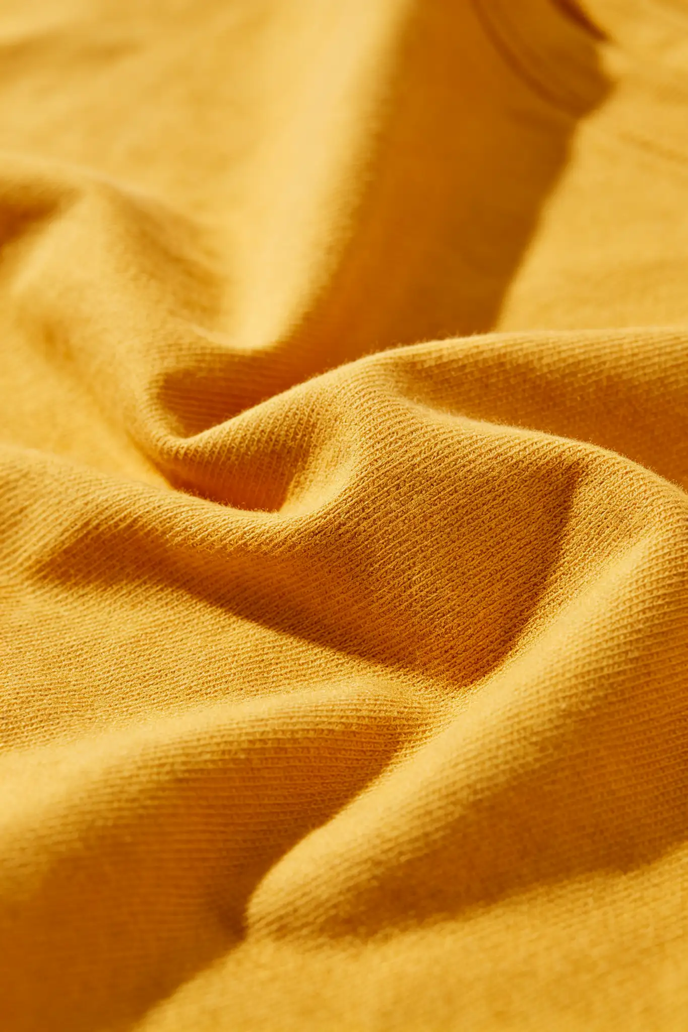 Mustard Yellow Round Neck T-Shirt - image 5