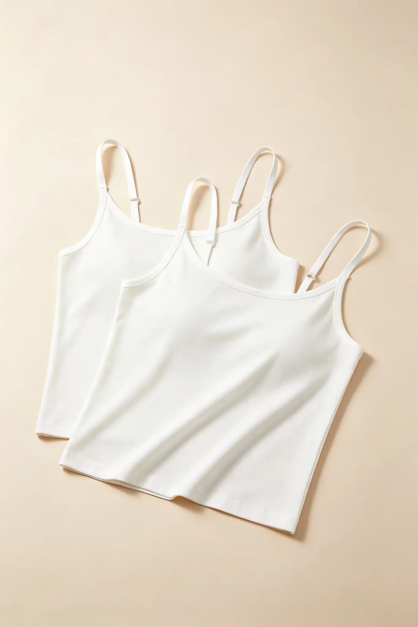 Cotton Camisole - White (Pack of 2) - image 1