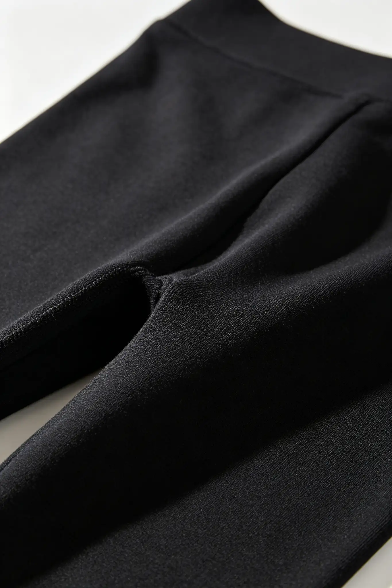 Black Leggings - Cotton Lycra - image 5