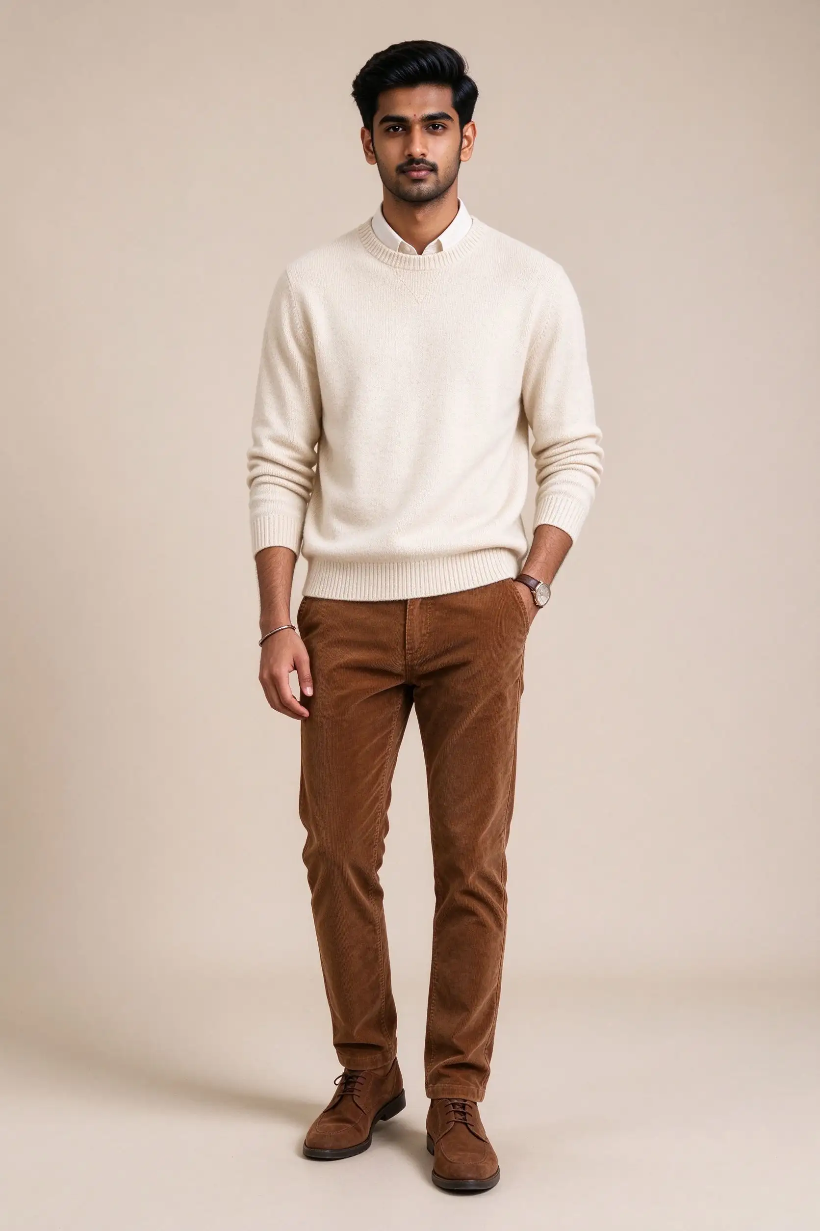 Brown Corduroy Pants - Winter - image 2