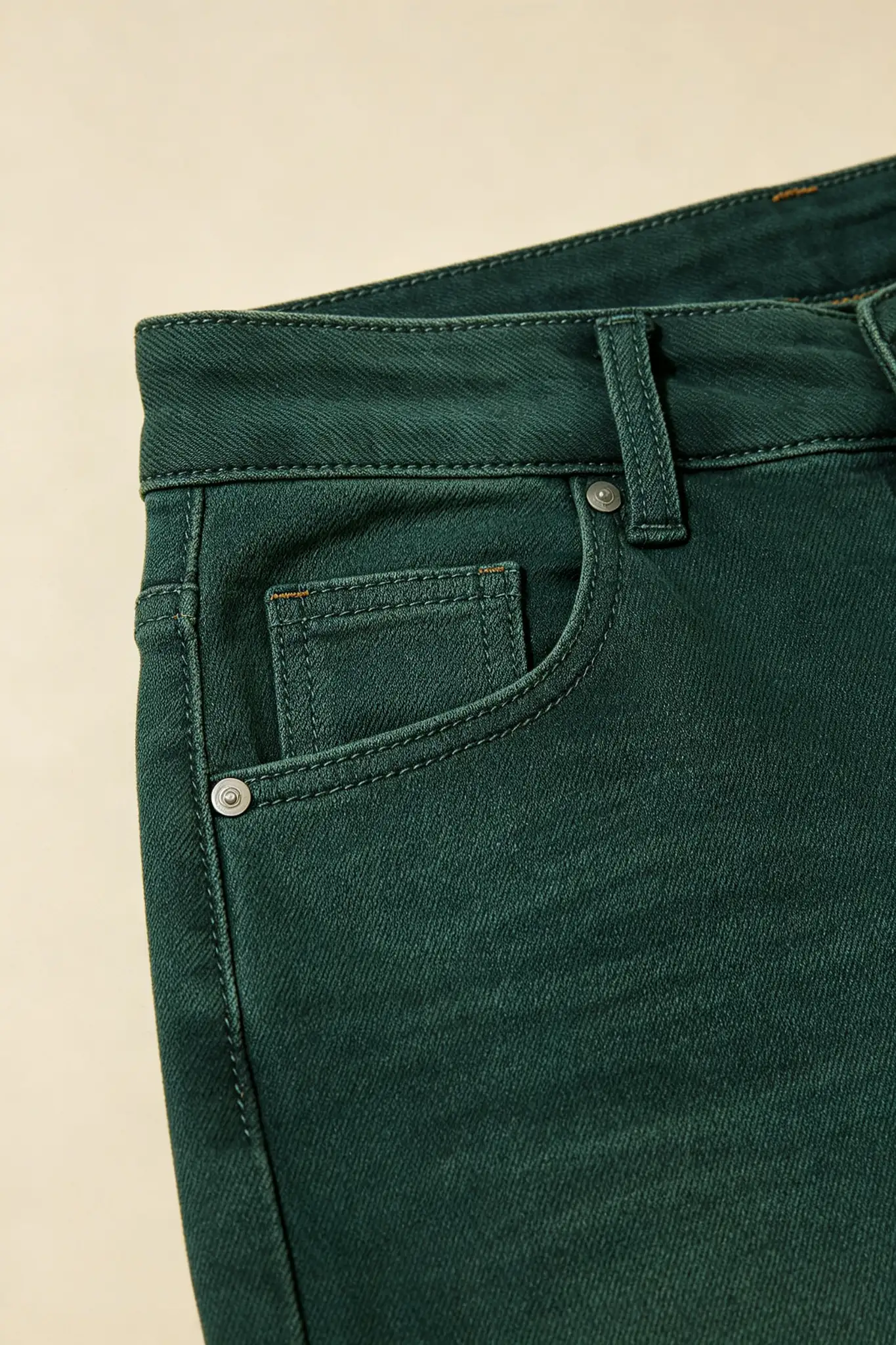 Dark Green Coloured Jeans - image 6