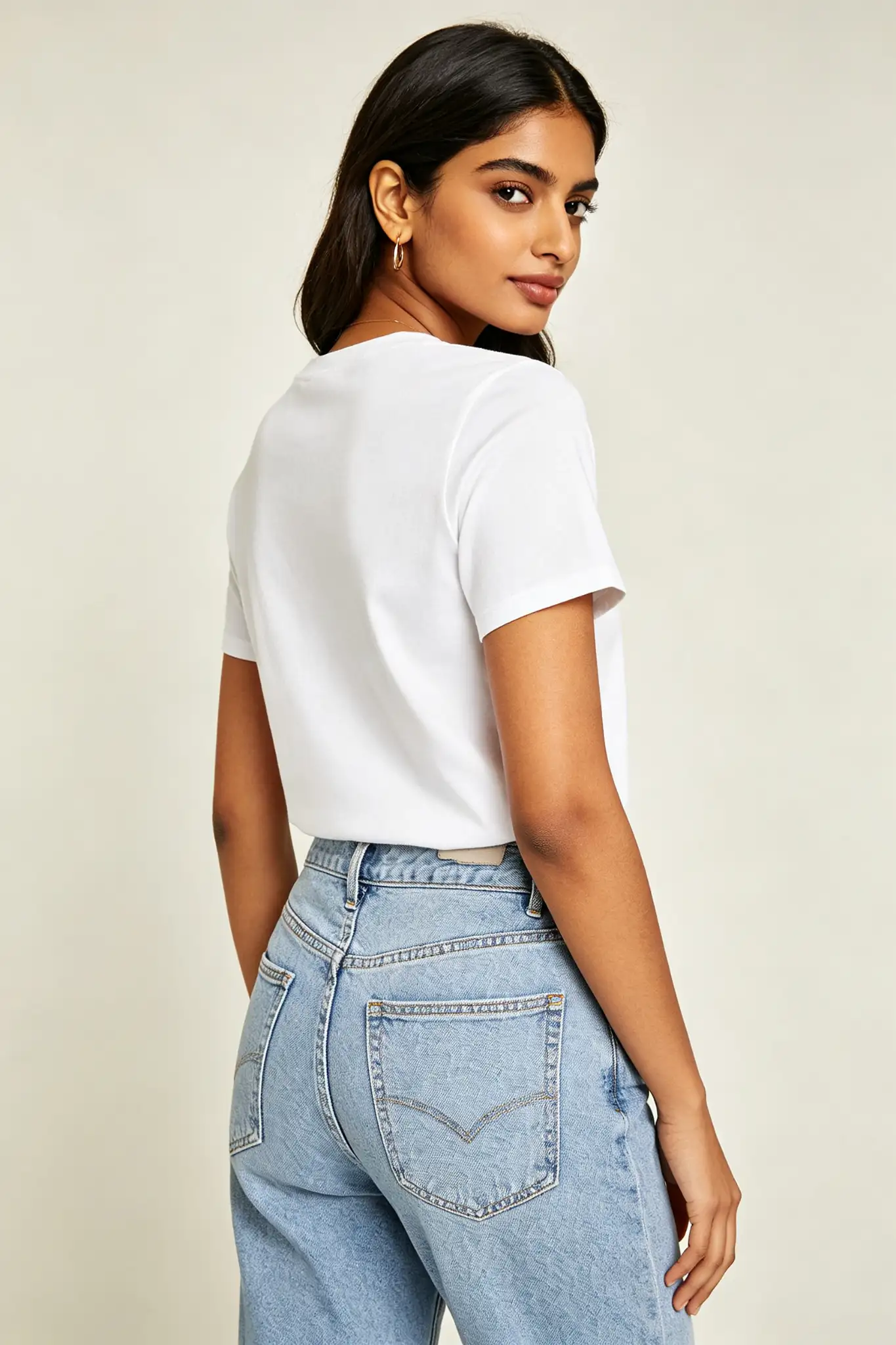 Boyfriend Jeans - Light Blue - image 4