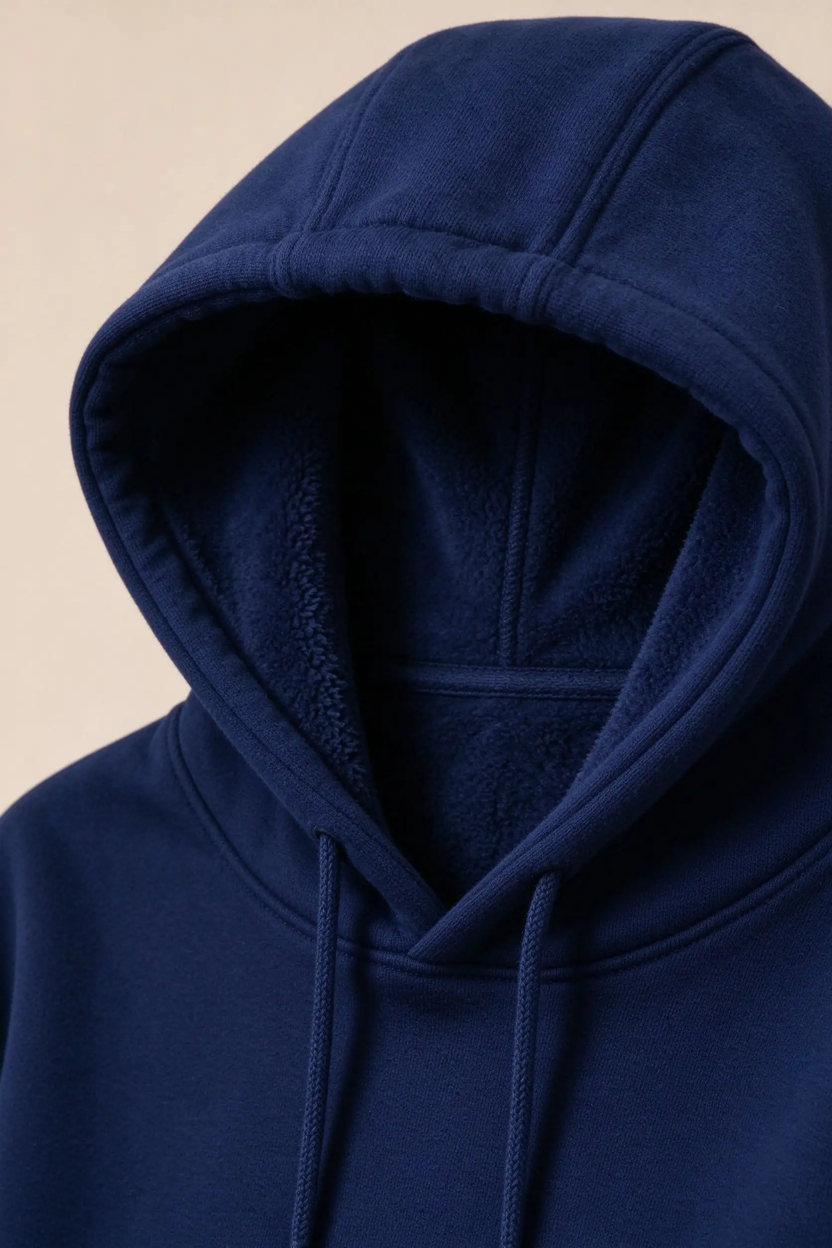 Navy Blue Fleece Hoodie - Winter - image 5