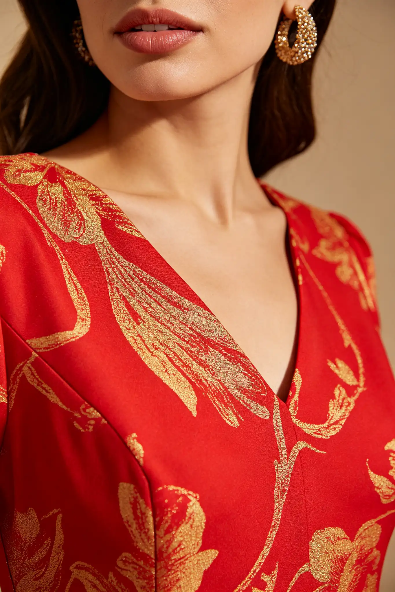 Red Fit & Flare Dress - Festive - image 6