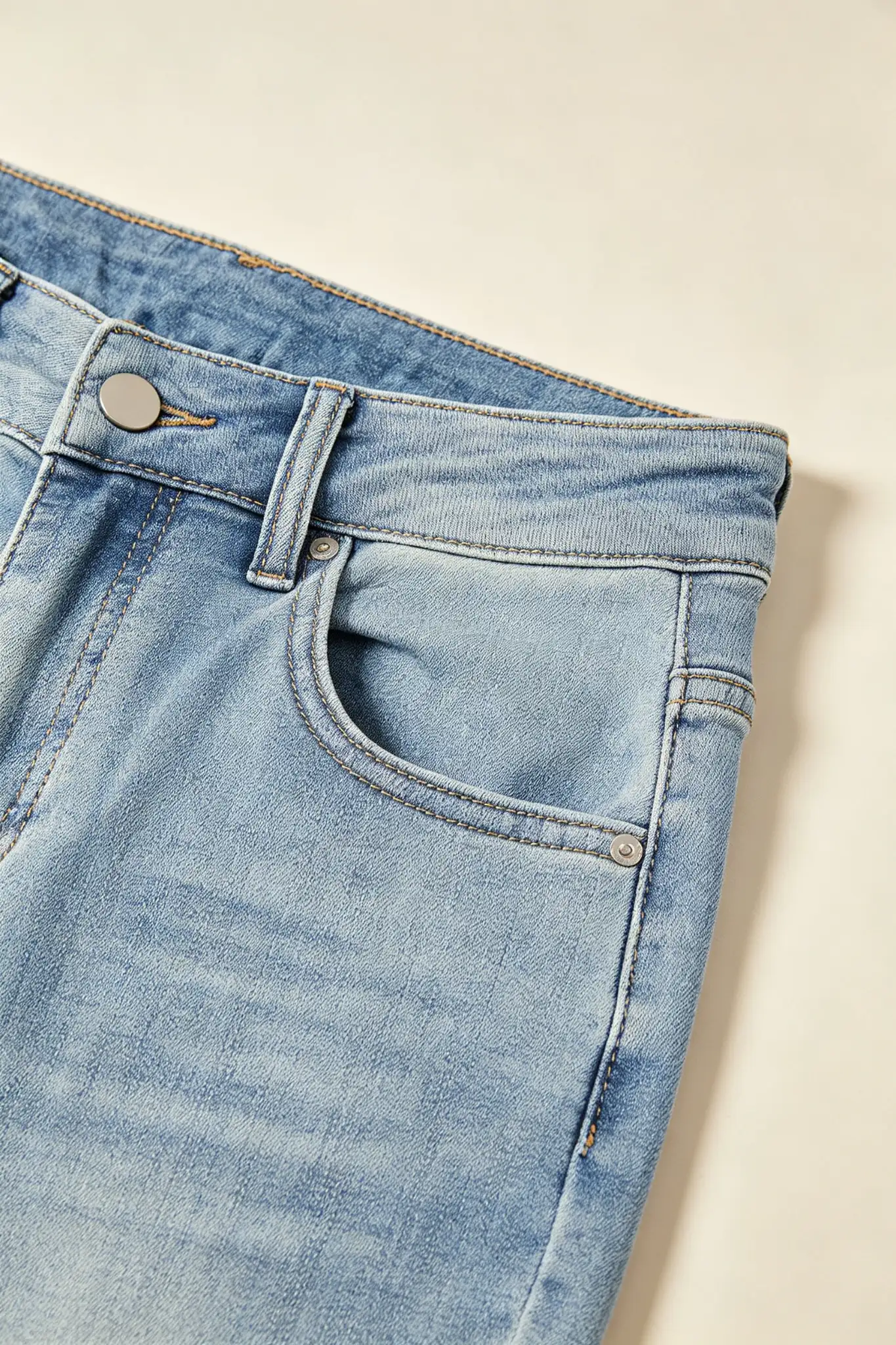 Light Blue High Rise Jeans - image 6
