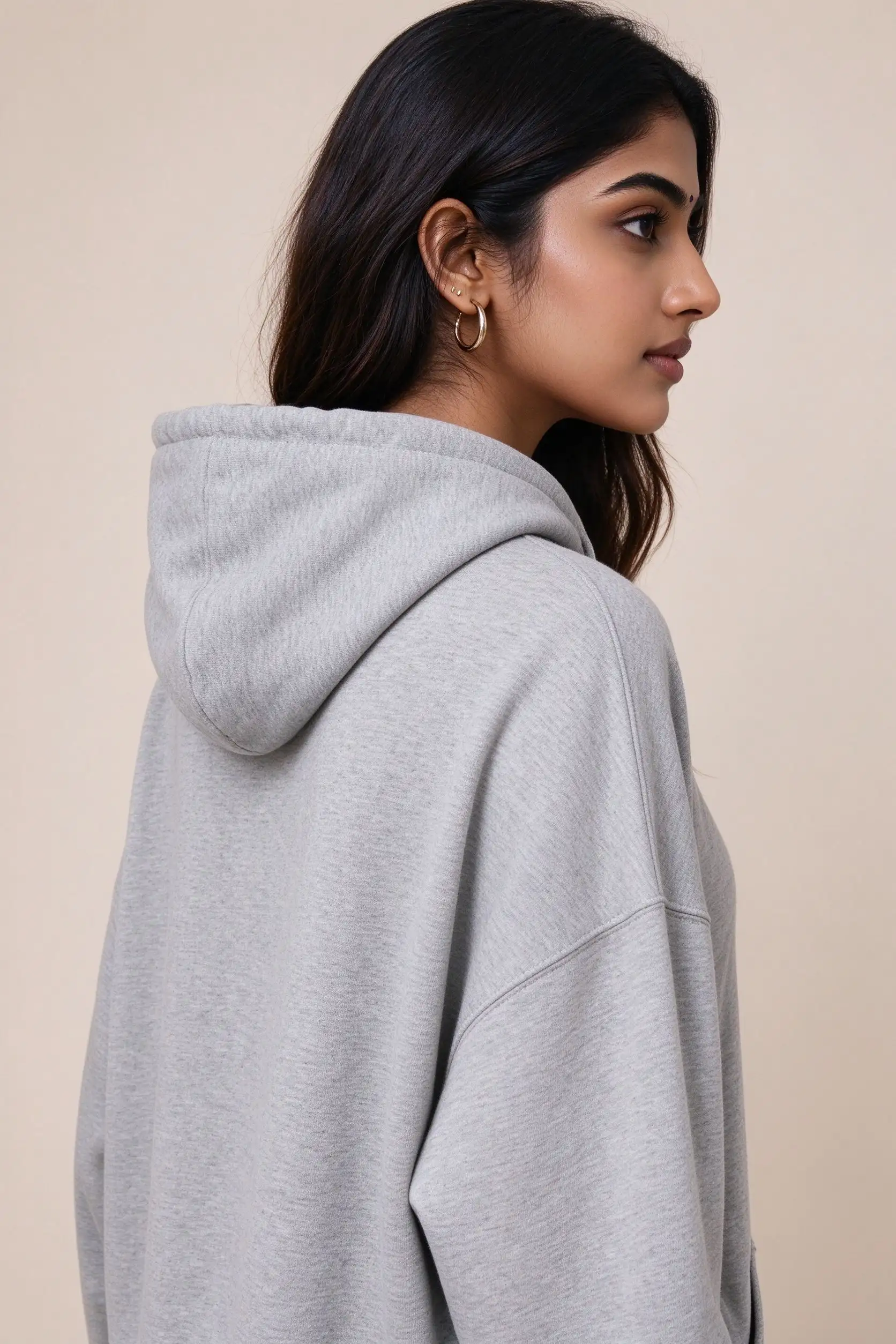 Grey Oversized Hoodie - Streetwear - image 3
