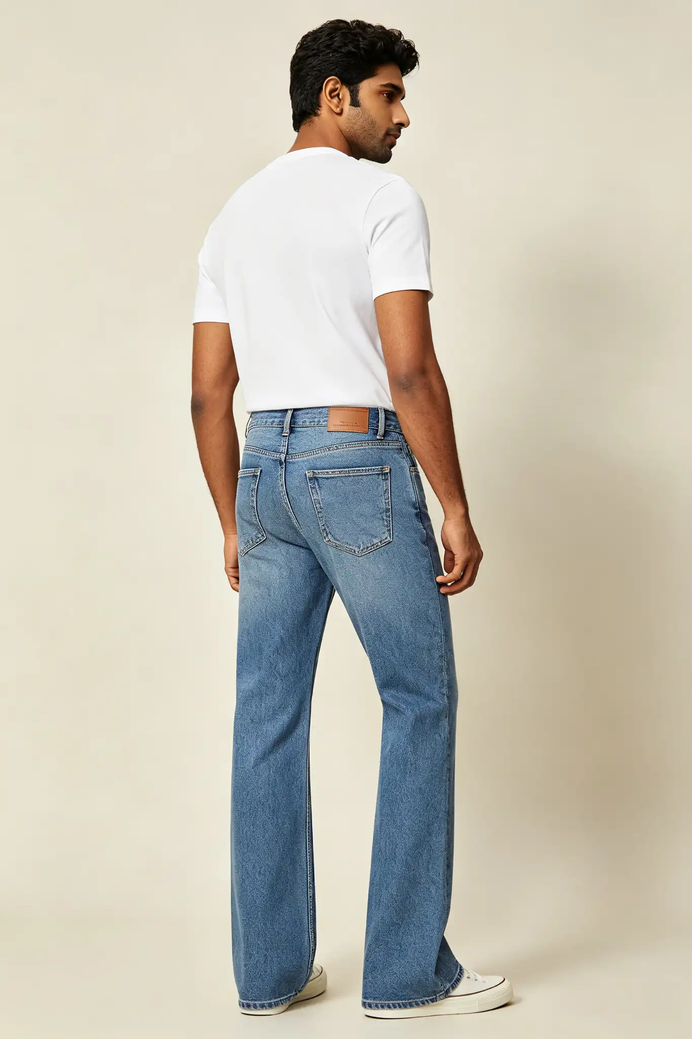 Blue Bootcut Jeans - Classic - image 4