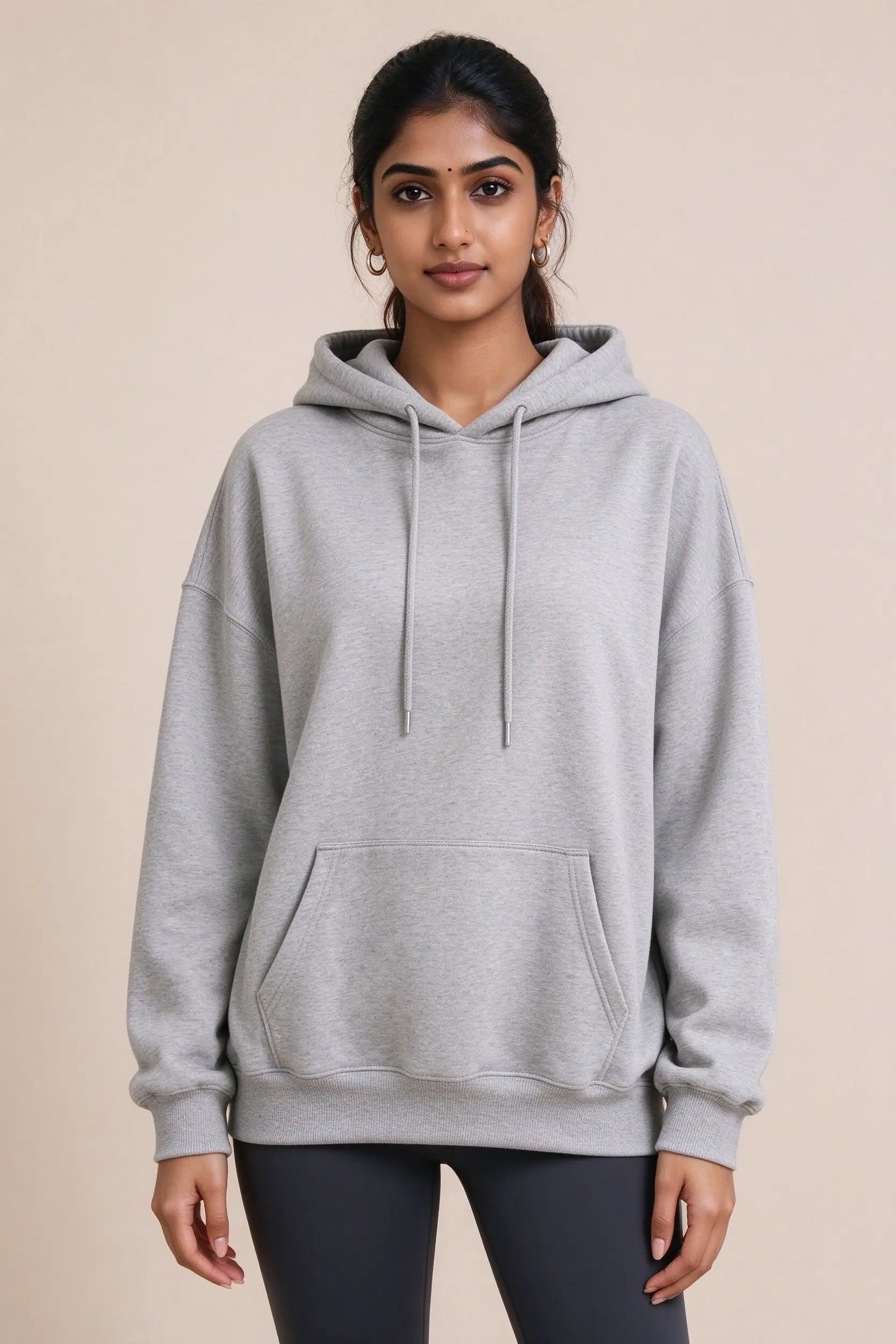 Grey Oversized Hoodie - Streetwear - image 2