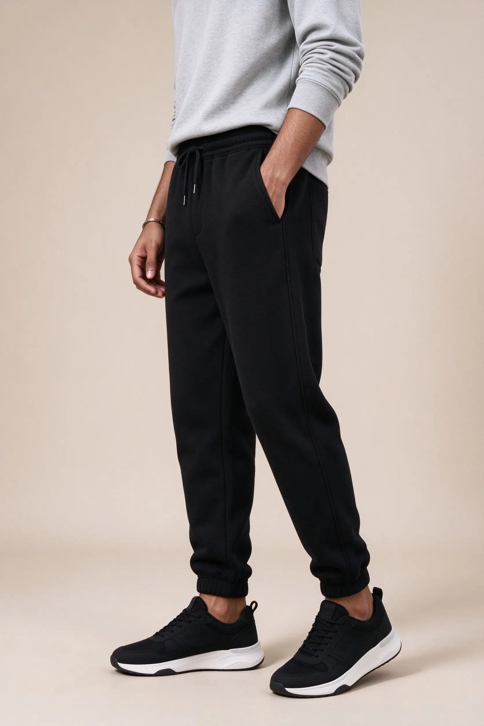 Black Jogger Pants - Casual - image 3