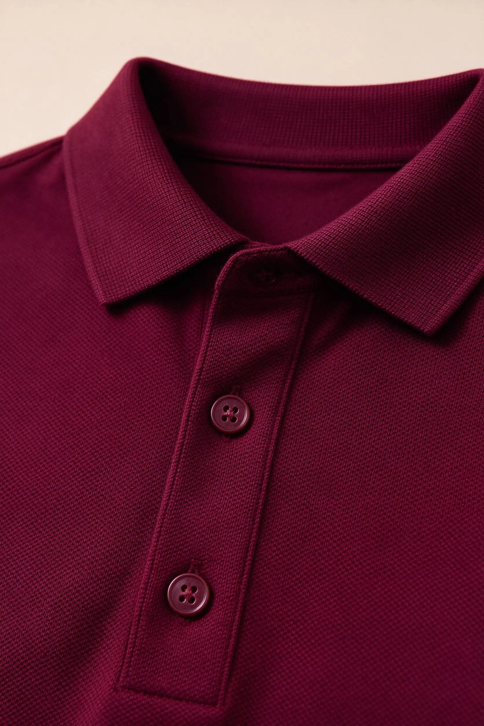 Maroon Solid Polo Shirt - Festive - image 6