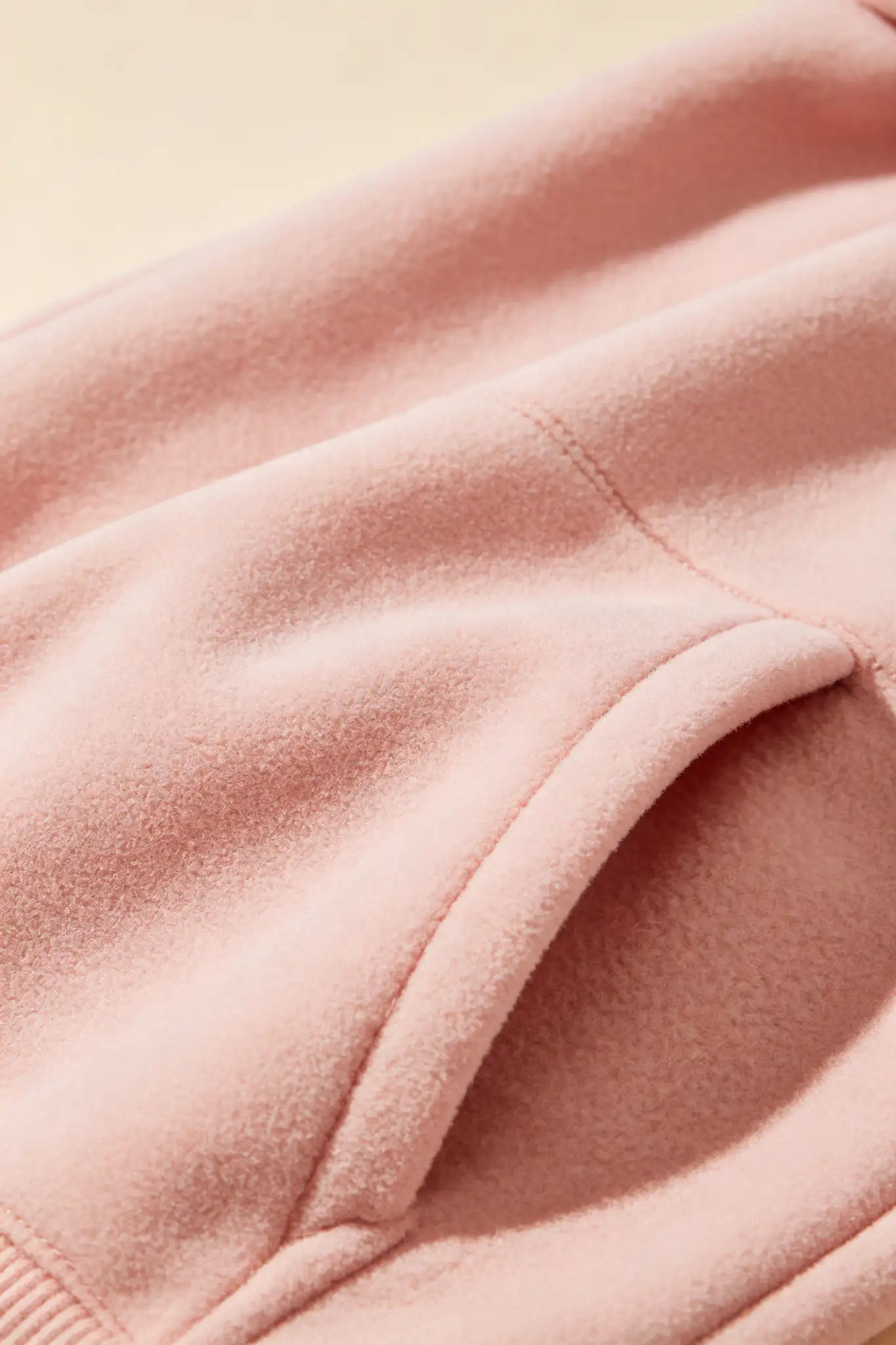 Pink Pullover Hoodie - Fleece - image 5
