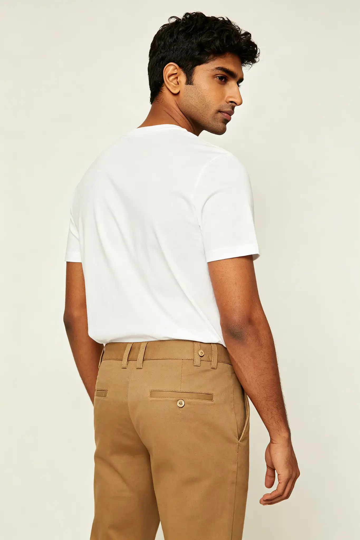 Khaki Slim Fit Chinos - image 4