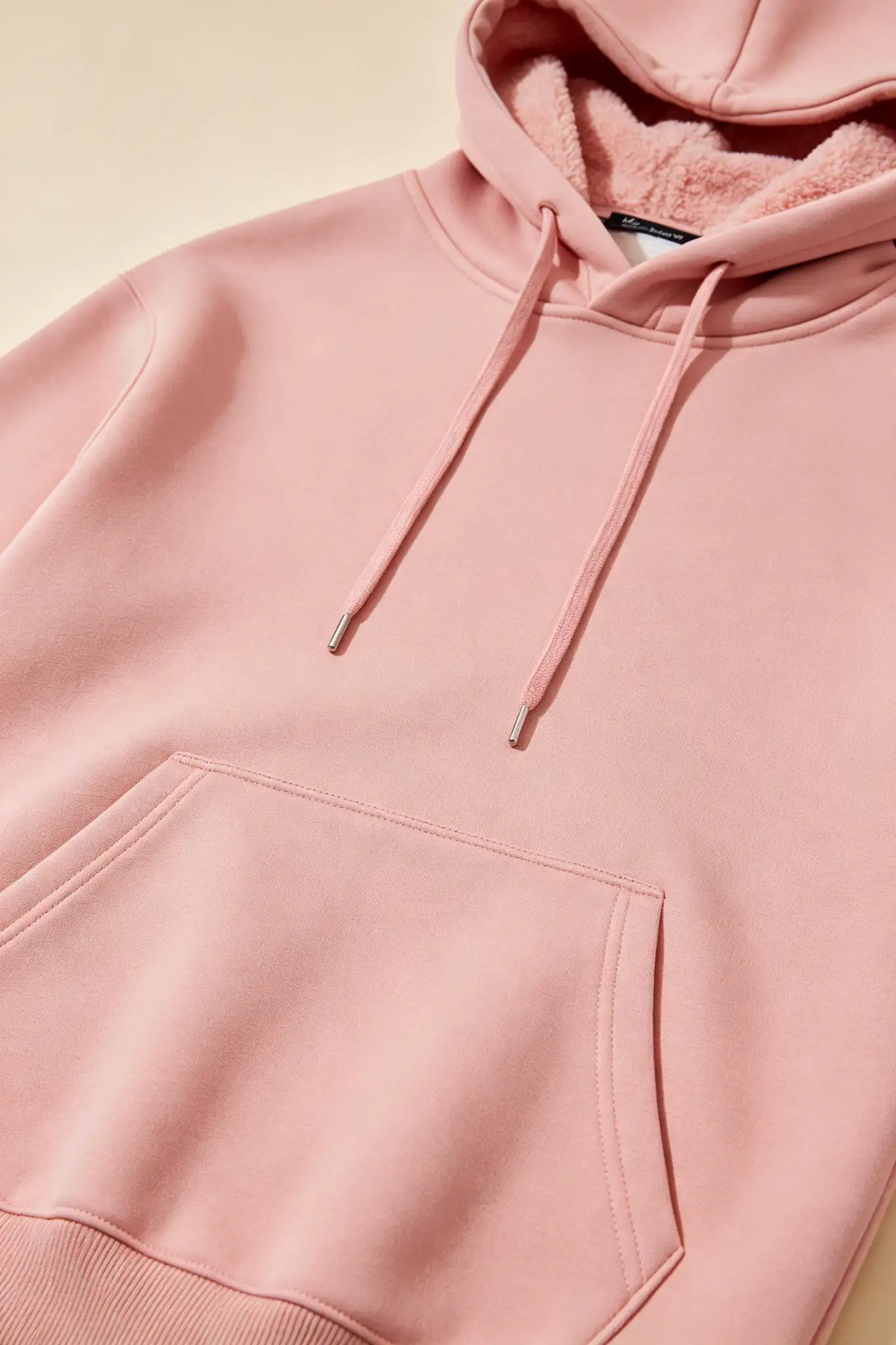 Pink Pullover Hoodie - Fleece - image 6