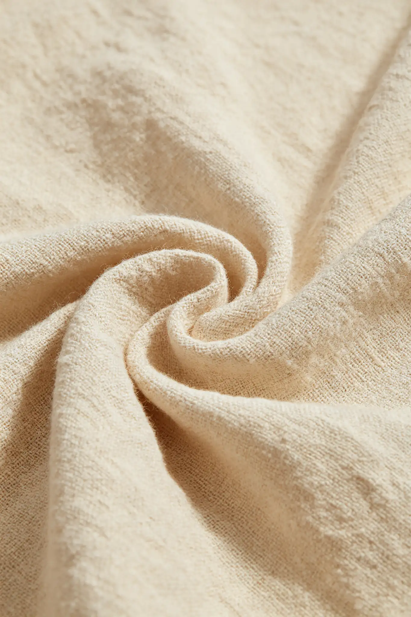 Linen Dupatta - Beige - image 5