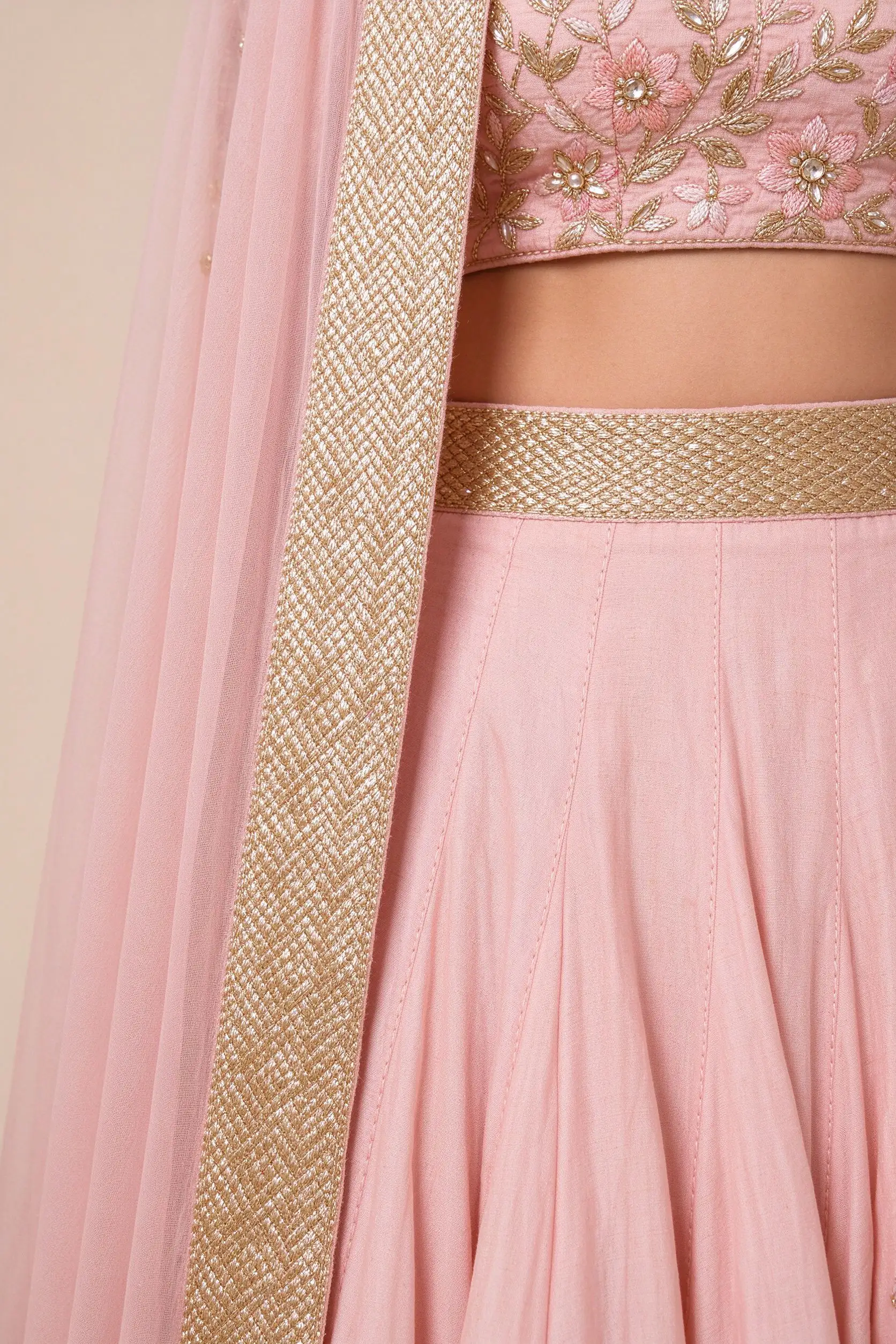 Pink & Gold Lehenga - Wedding Guest - image 6