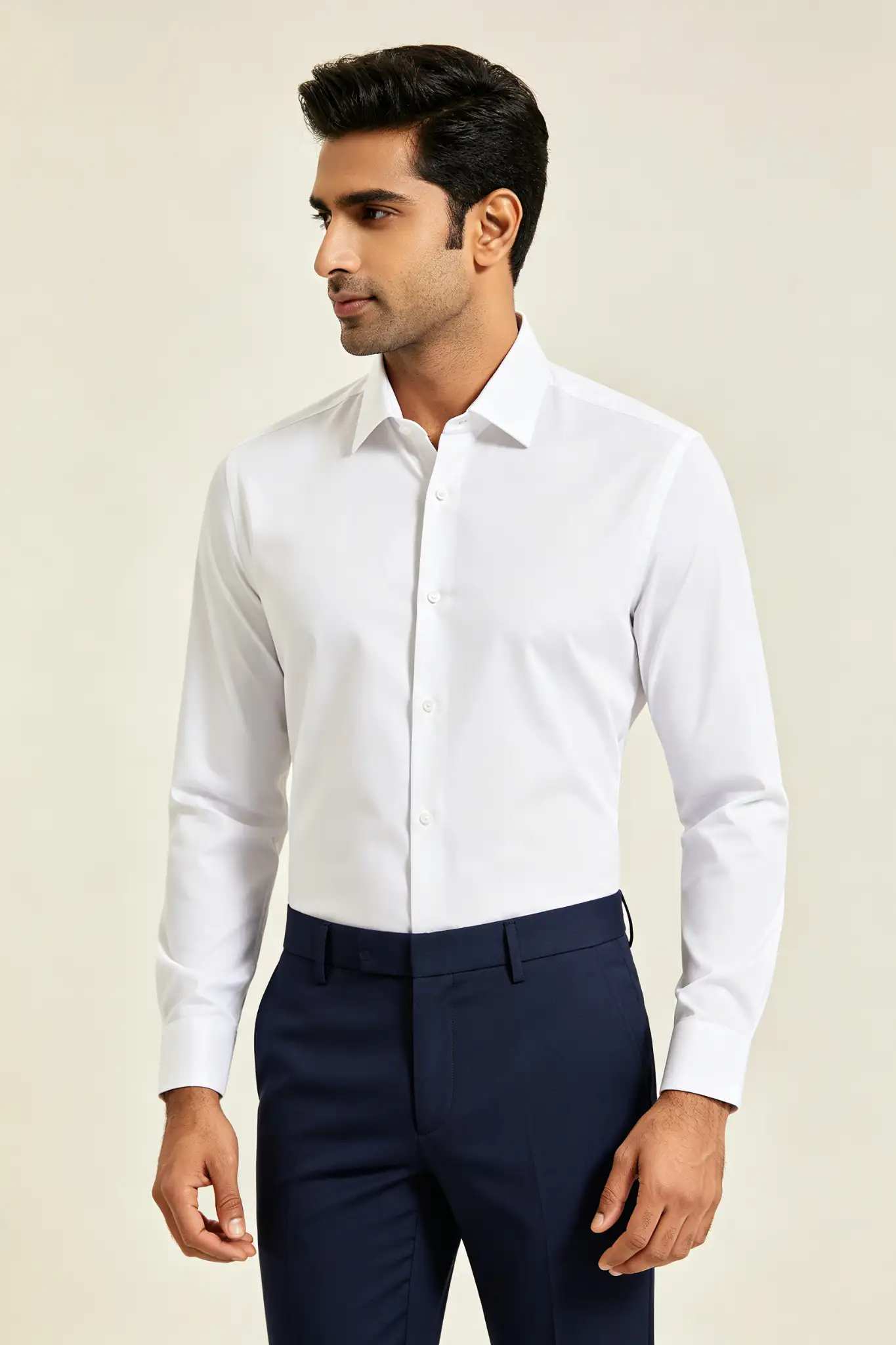 Navy Blue Formal Trousers - image 3