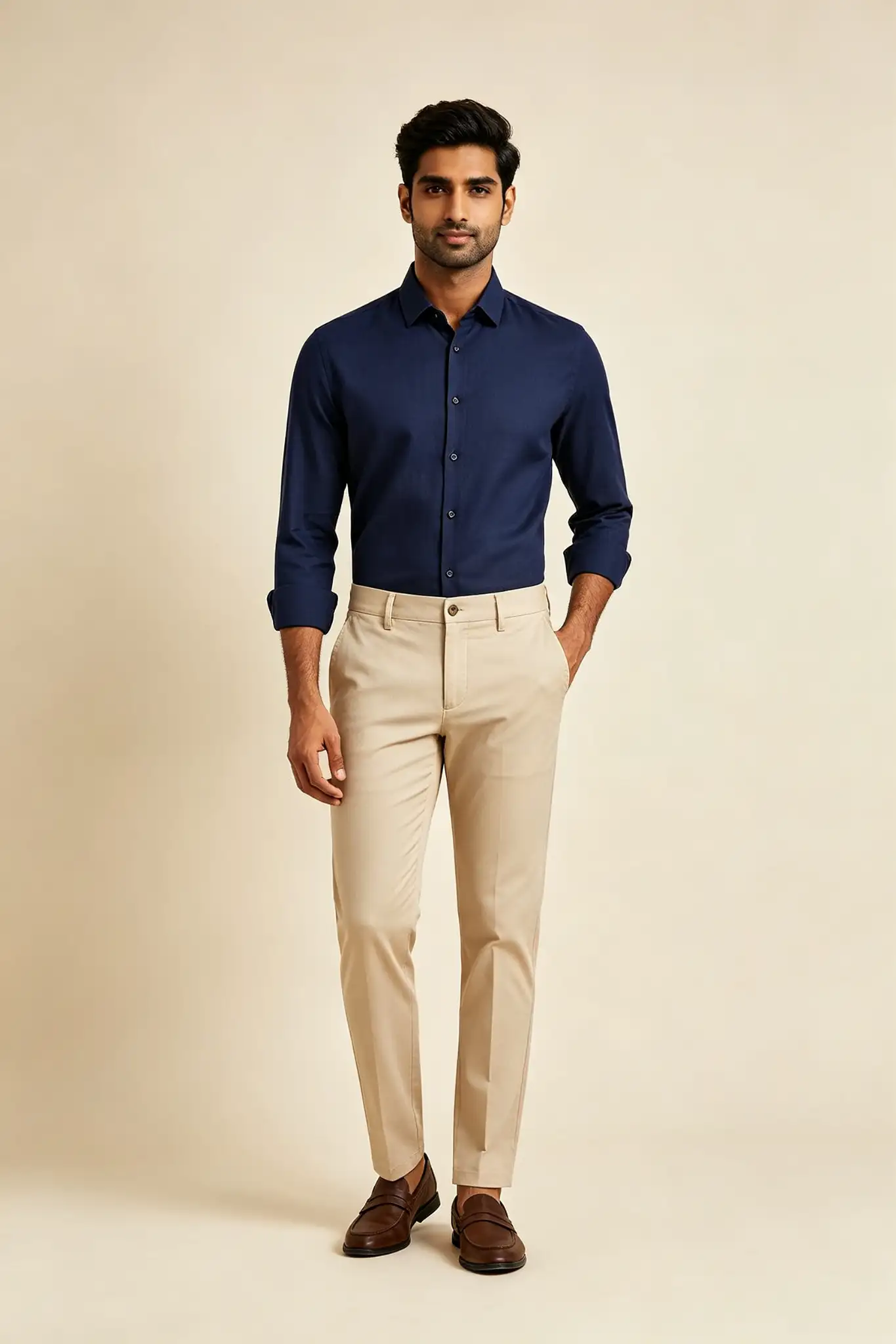 Beige Chinos - Slim Fit - image 2