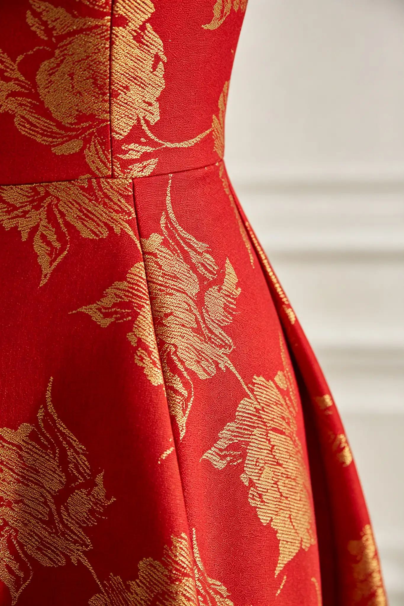 Red Fit & Flare Dress - Festive - image 5