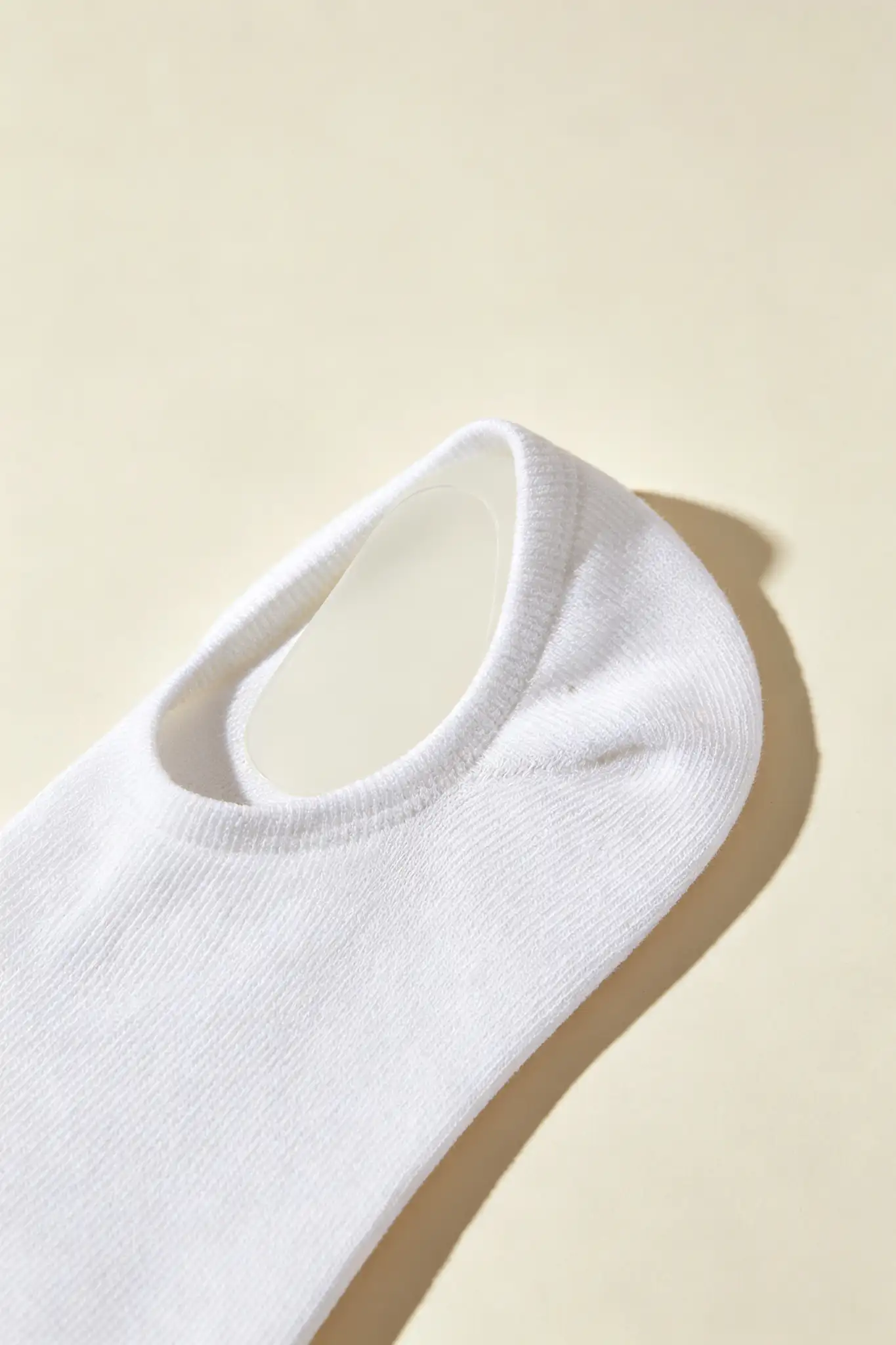 Men's No Show Socks - White (Pack of 5) - image 2