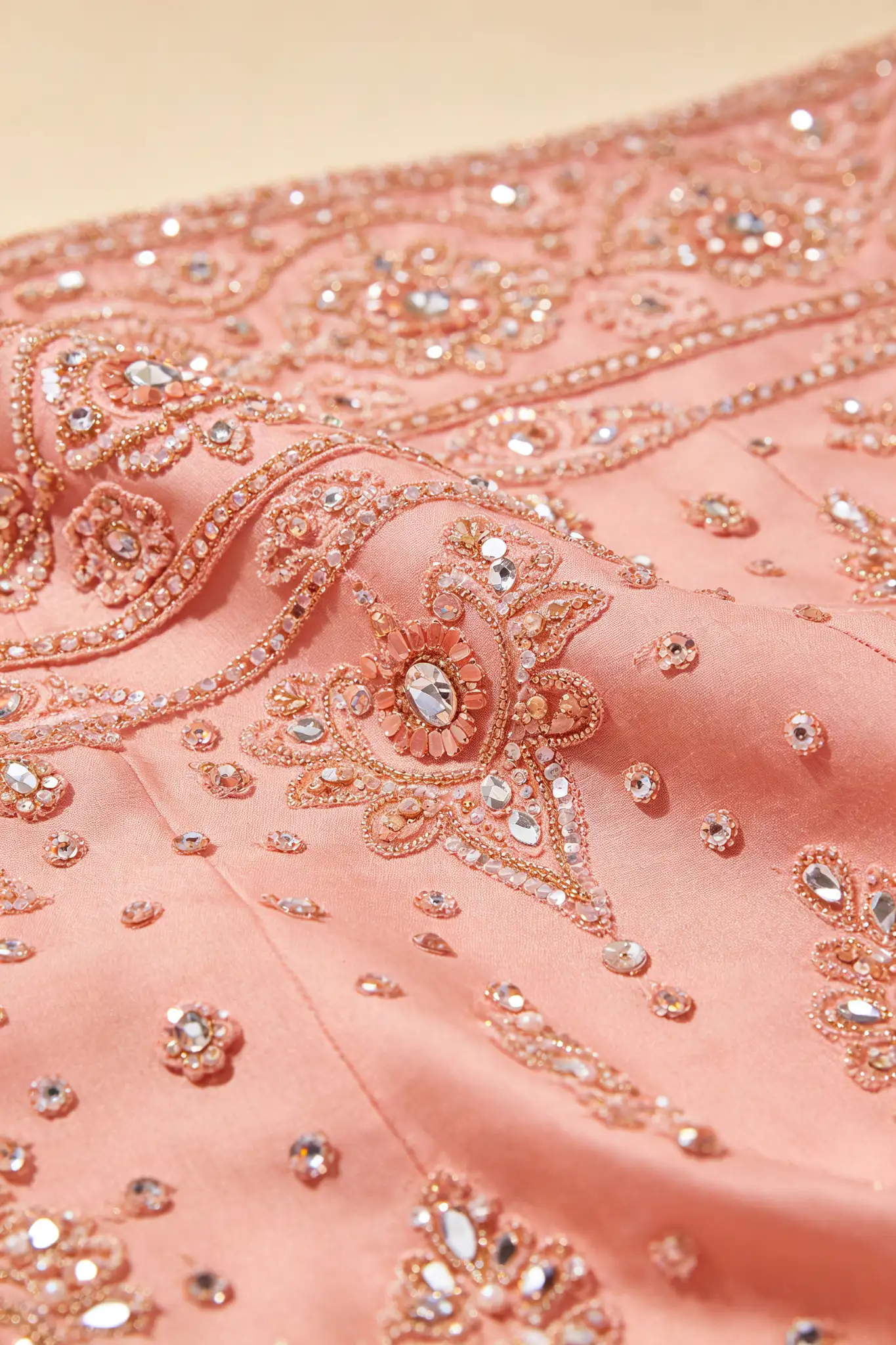 Pink Partywear Lehenga - Sequins - image 5