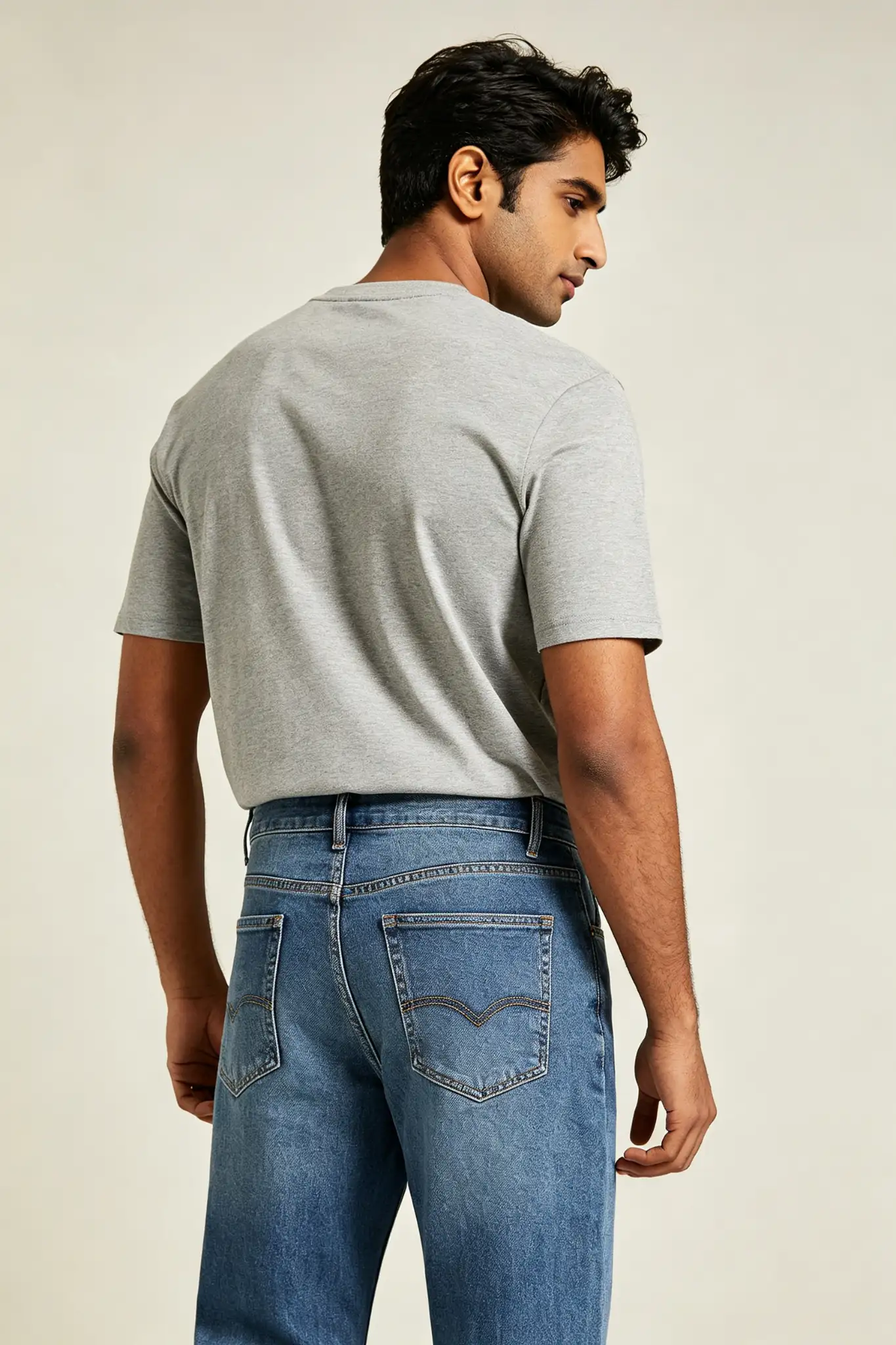 Indigo Blue Relaxed Fit Jeans - image 4