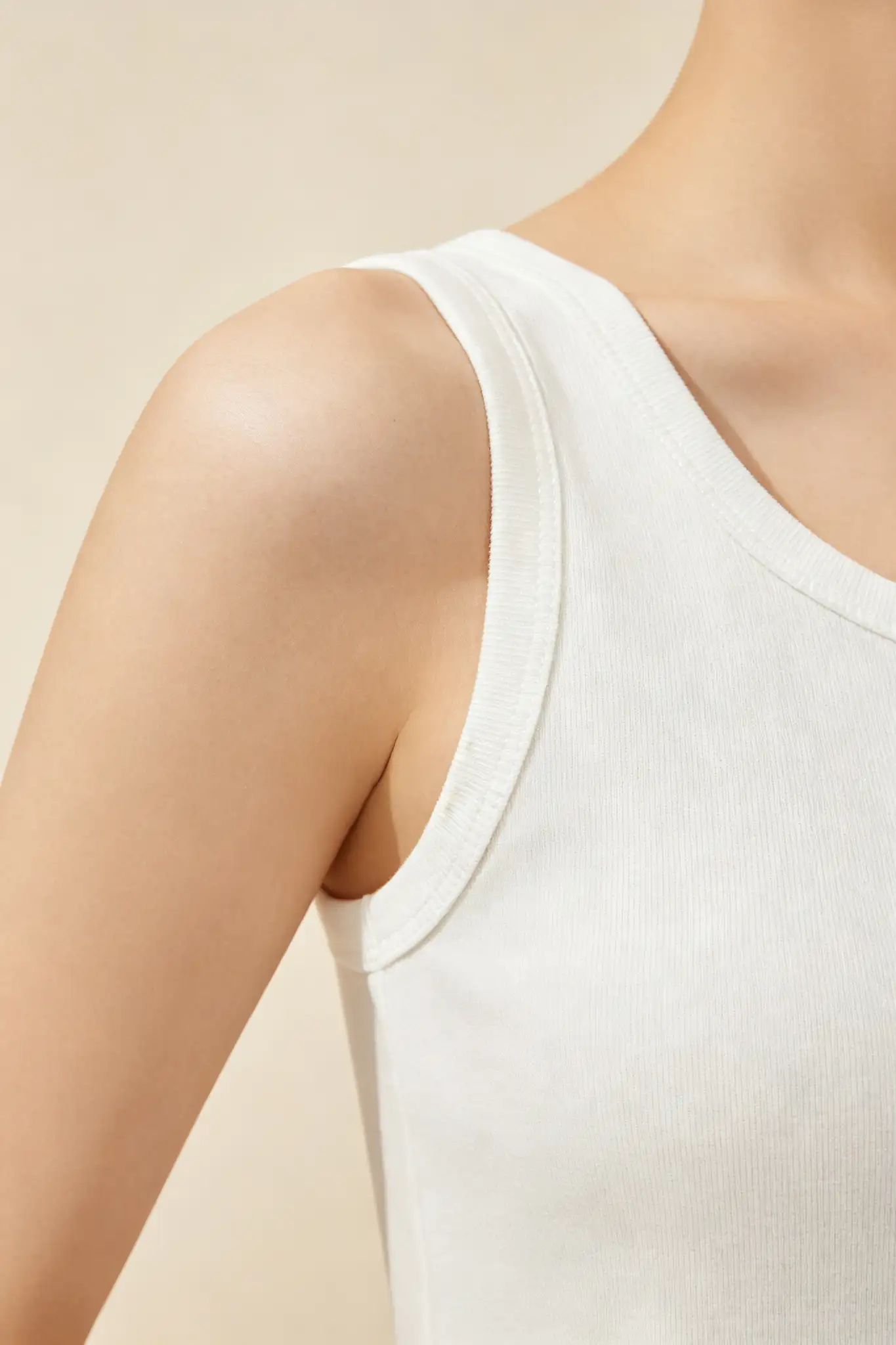 White Cotton Vest (Pack of 2) - image 2