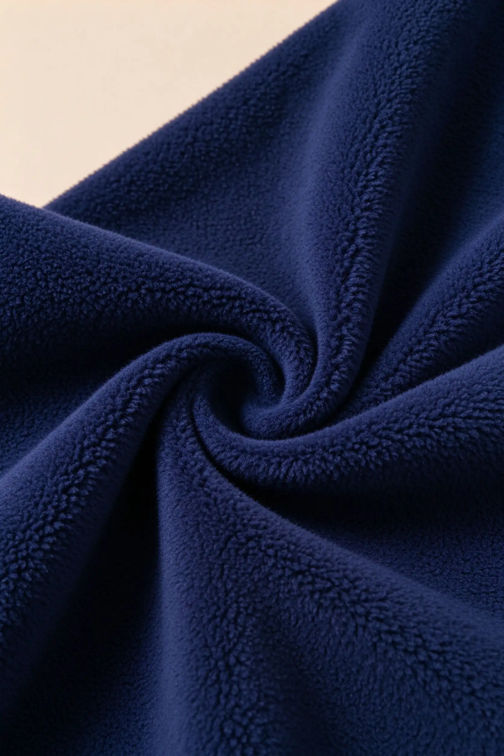 Navy Blue Fleece Hoodie - Winter - image 6