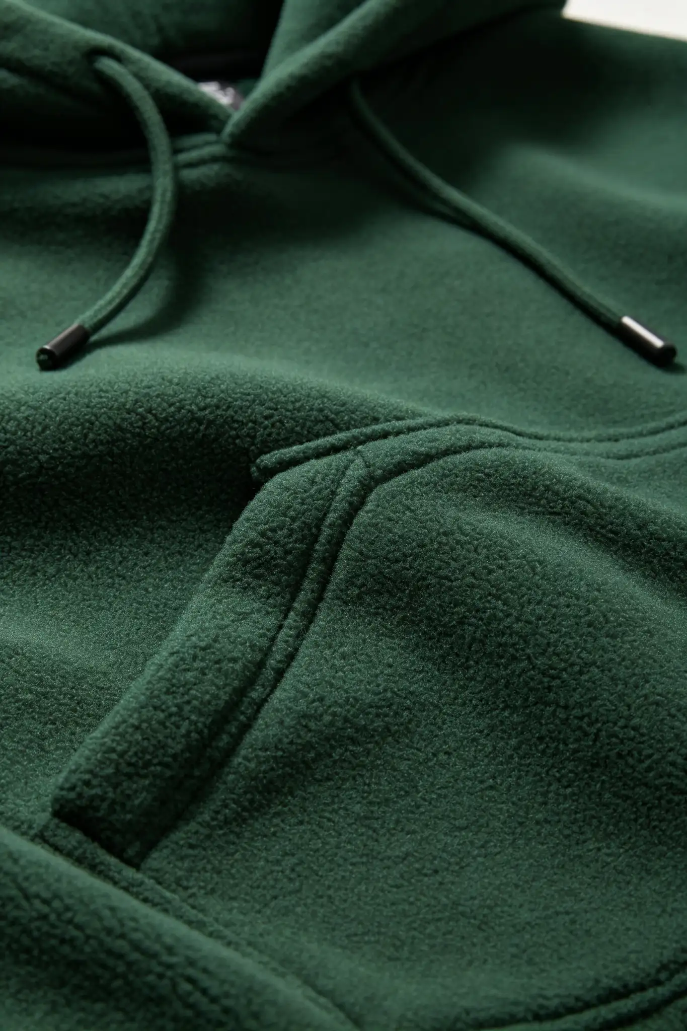 Dark Green Pullover Hoodie - Winter - image 6