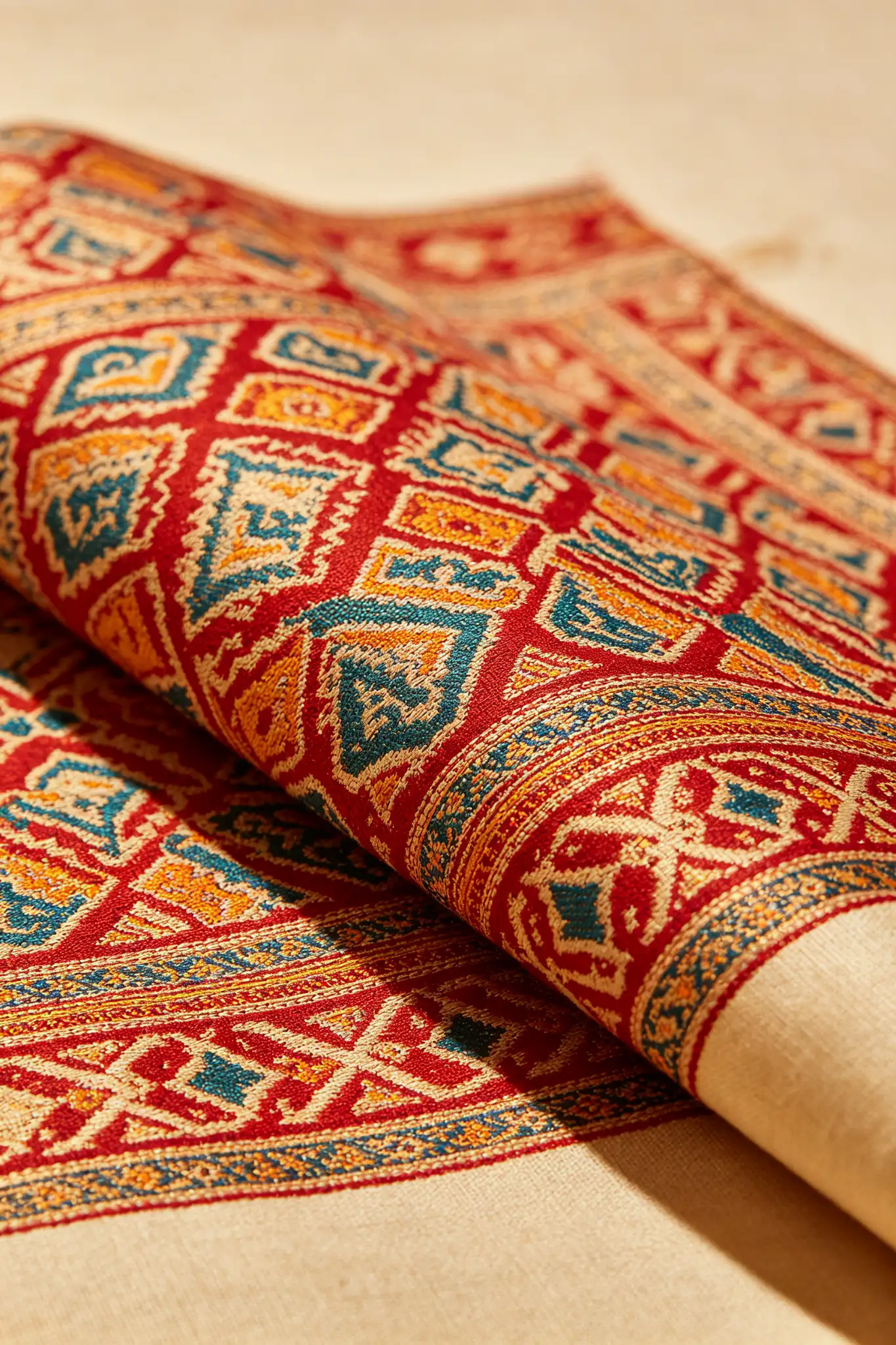 Patola Silk Saree - Multicolor - image 5