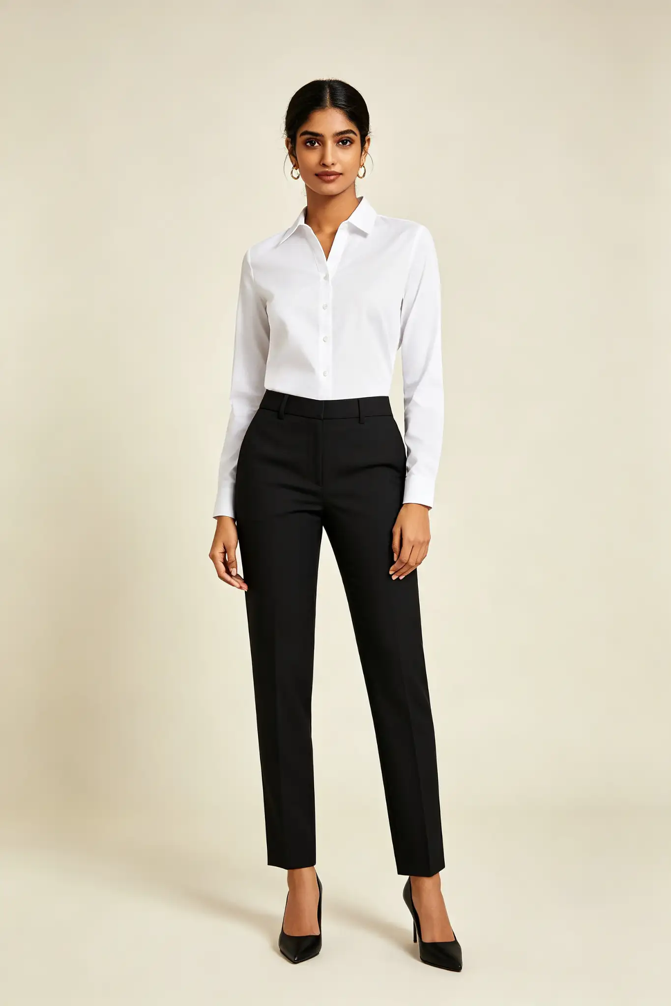 Black Formal Trousers - Slim Fit - image 2