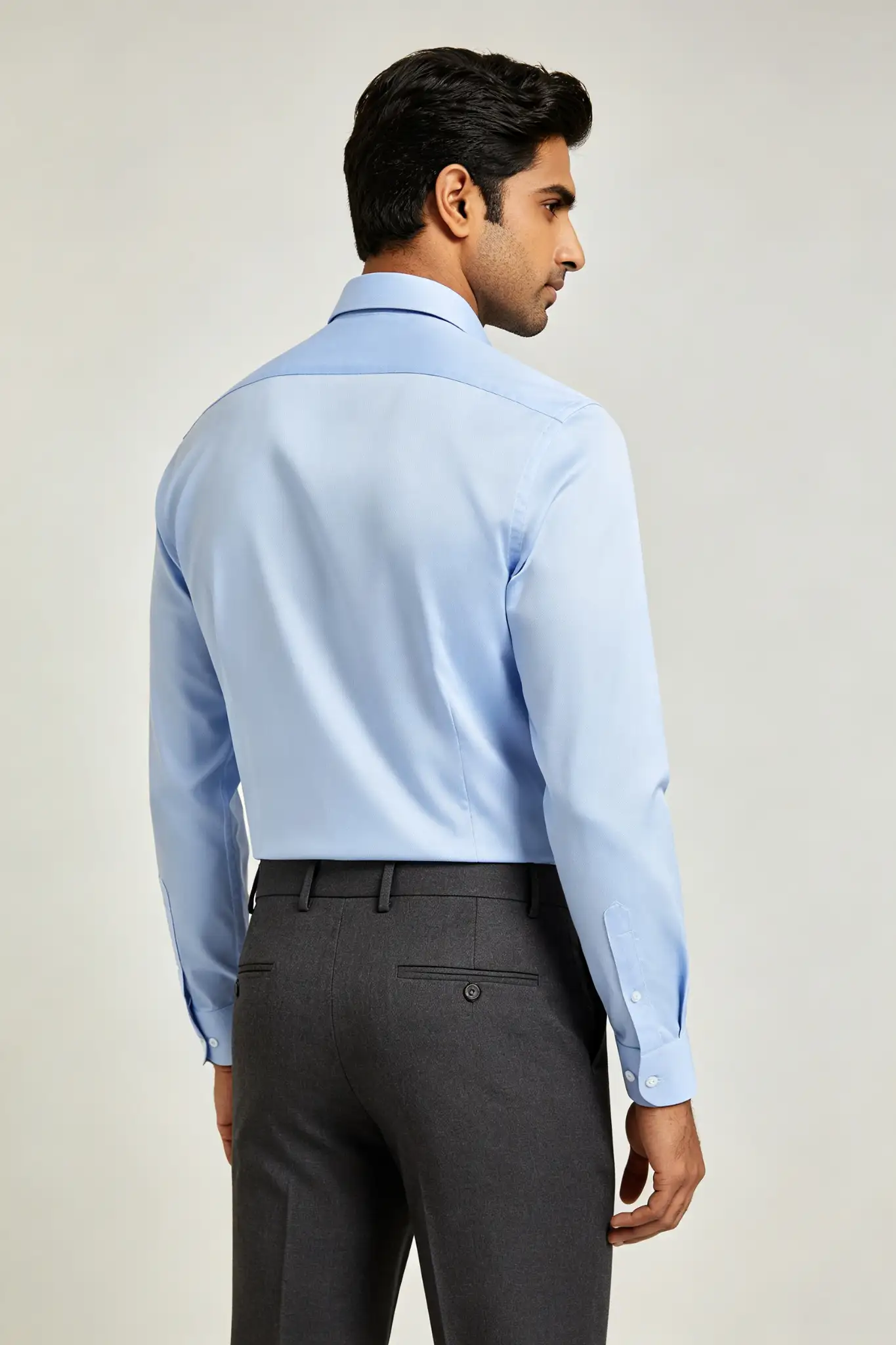 Dark Grey Formal Trousers - Slim Fit - image 4