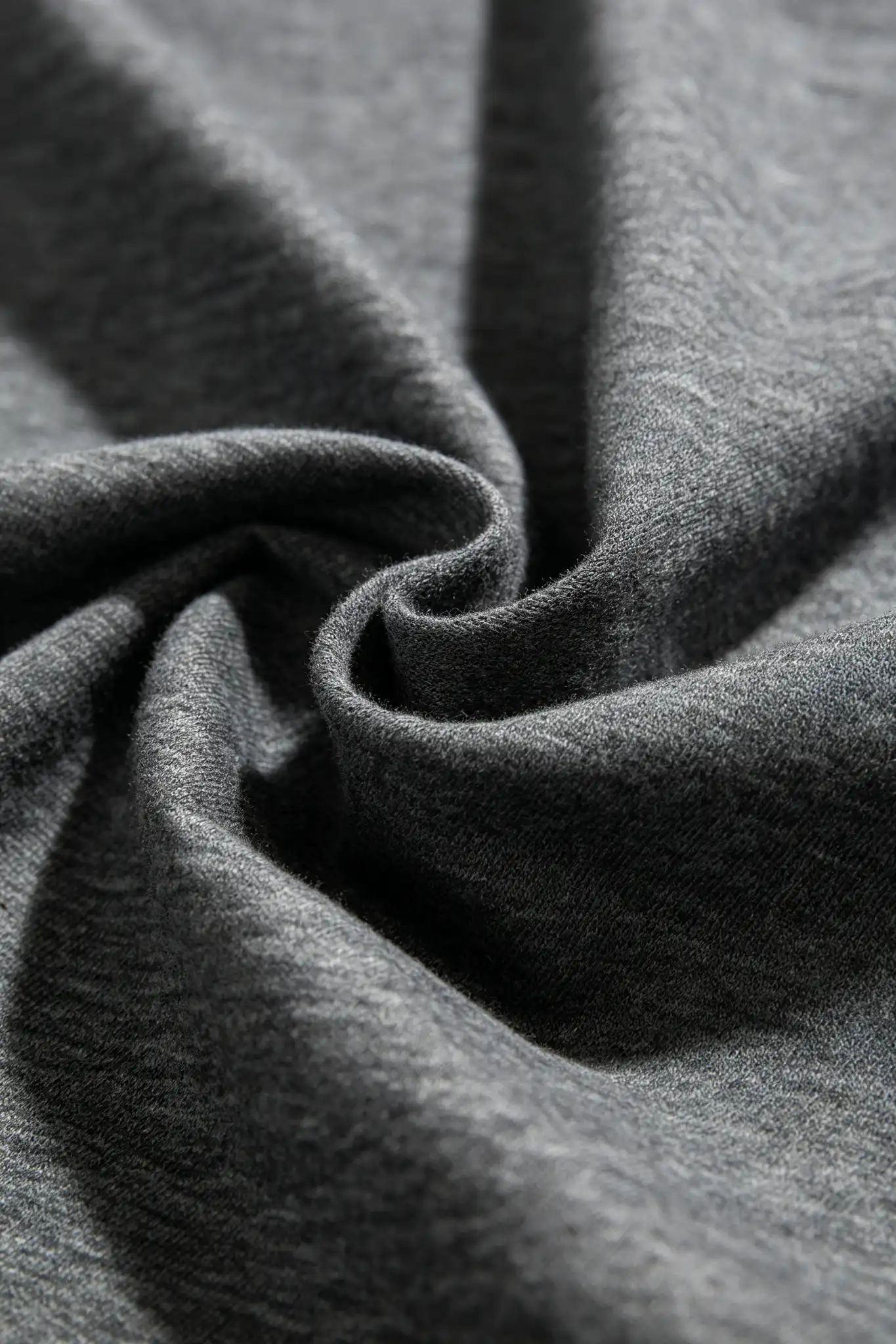 Dark Grey Melange Half Sleeve T-Shirt - image 6
