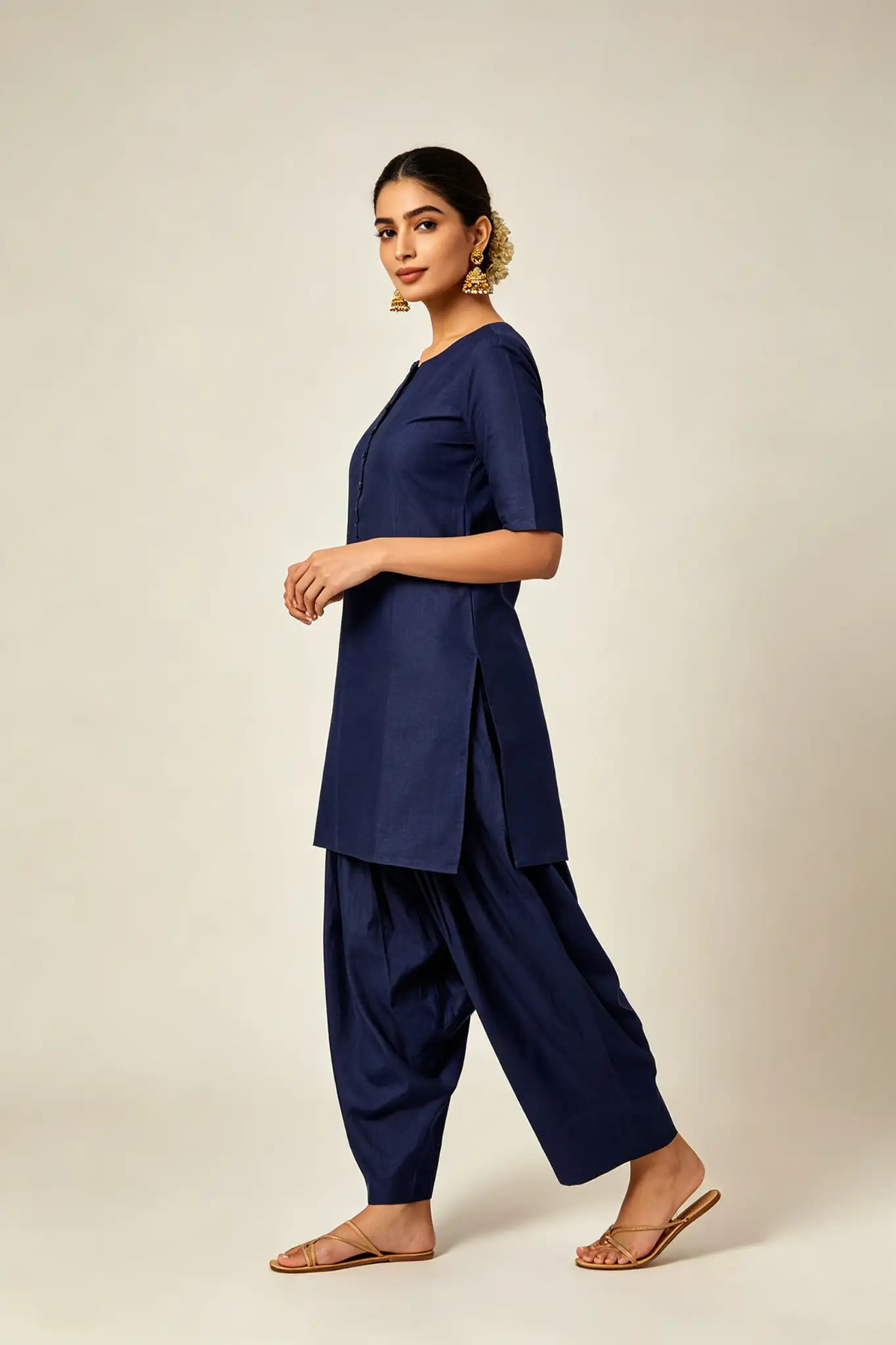 Navy Blue Palazzo - Festive - image 4