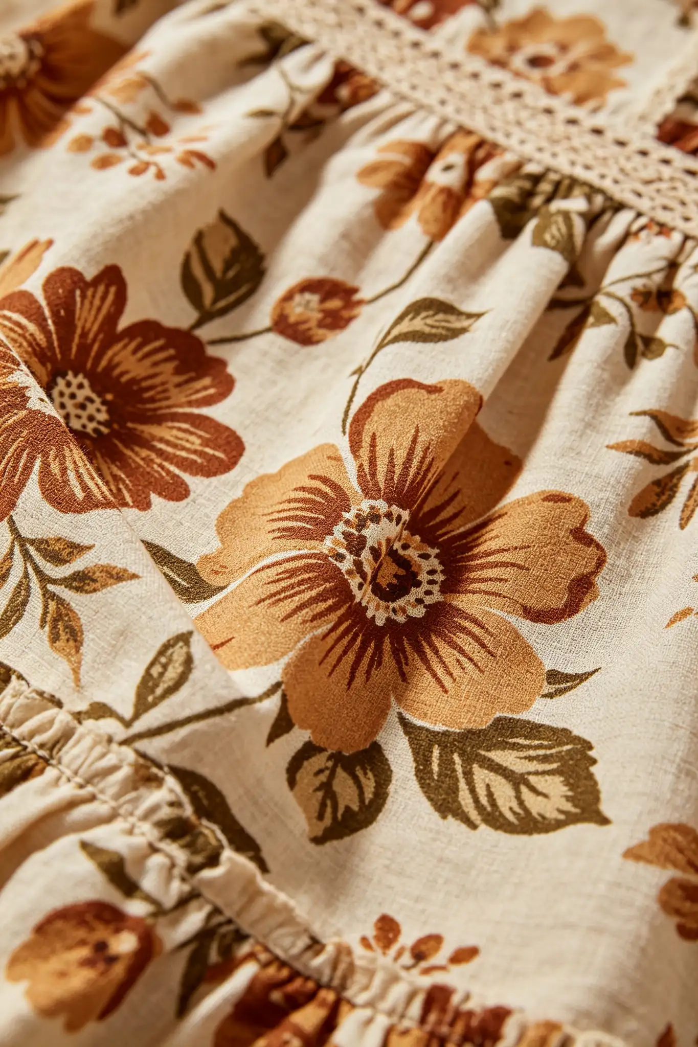 Printed Maxi Dress - Boho - image 5