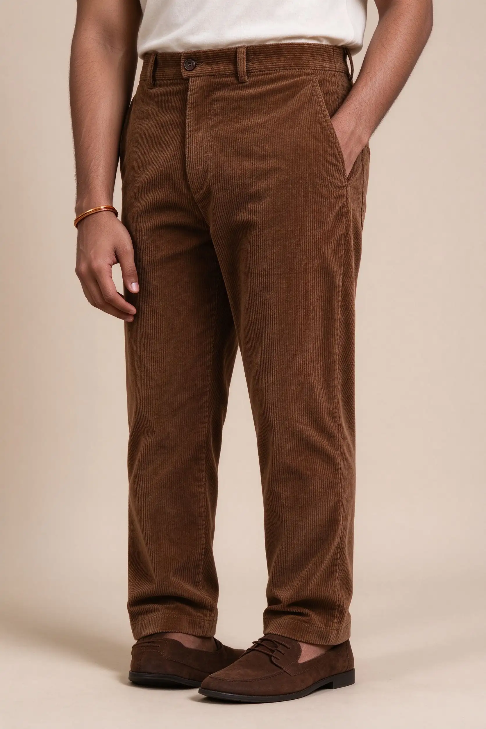 Brown Corduroy Pants - Winter - image 4