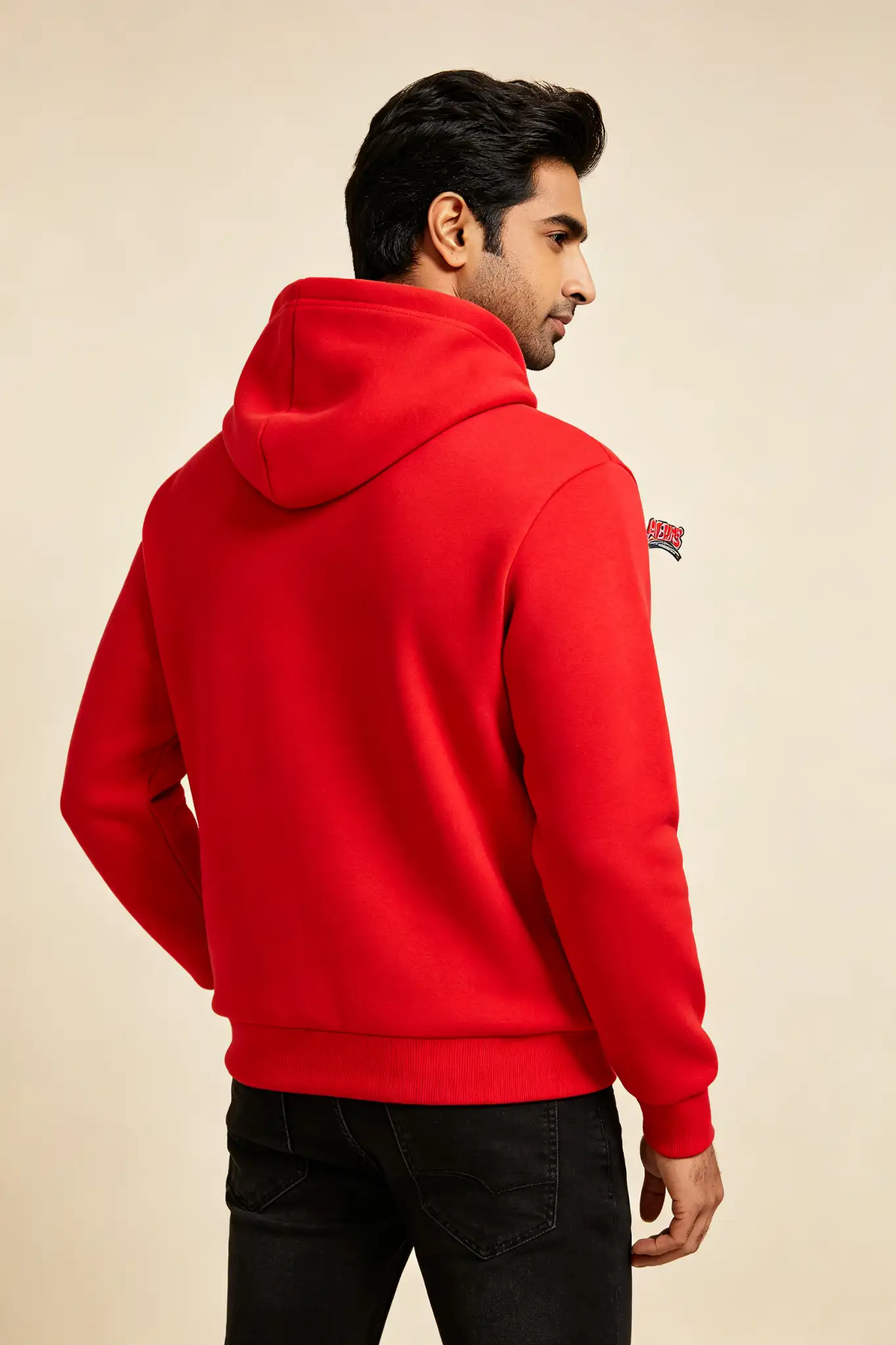 Red Hoodie with Front Graphic - image 4