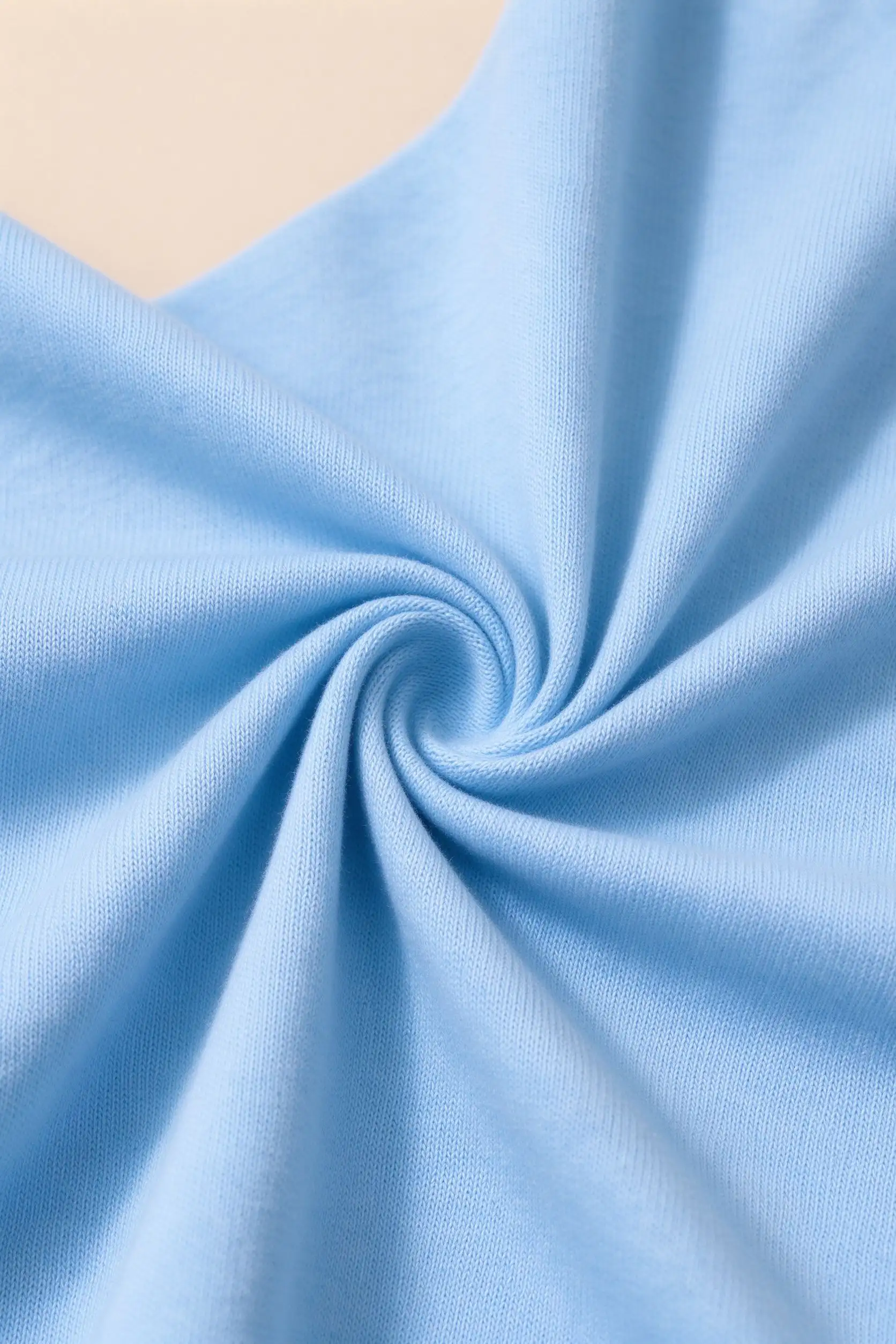 Light Blue Crop Top T-Shirt - image 6