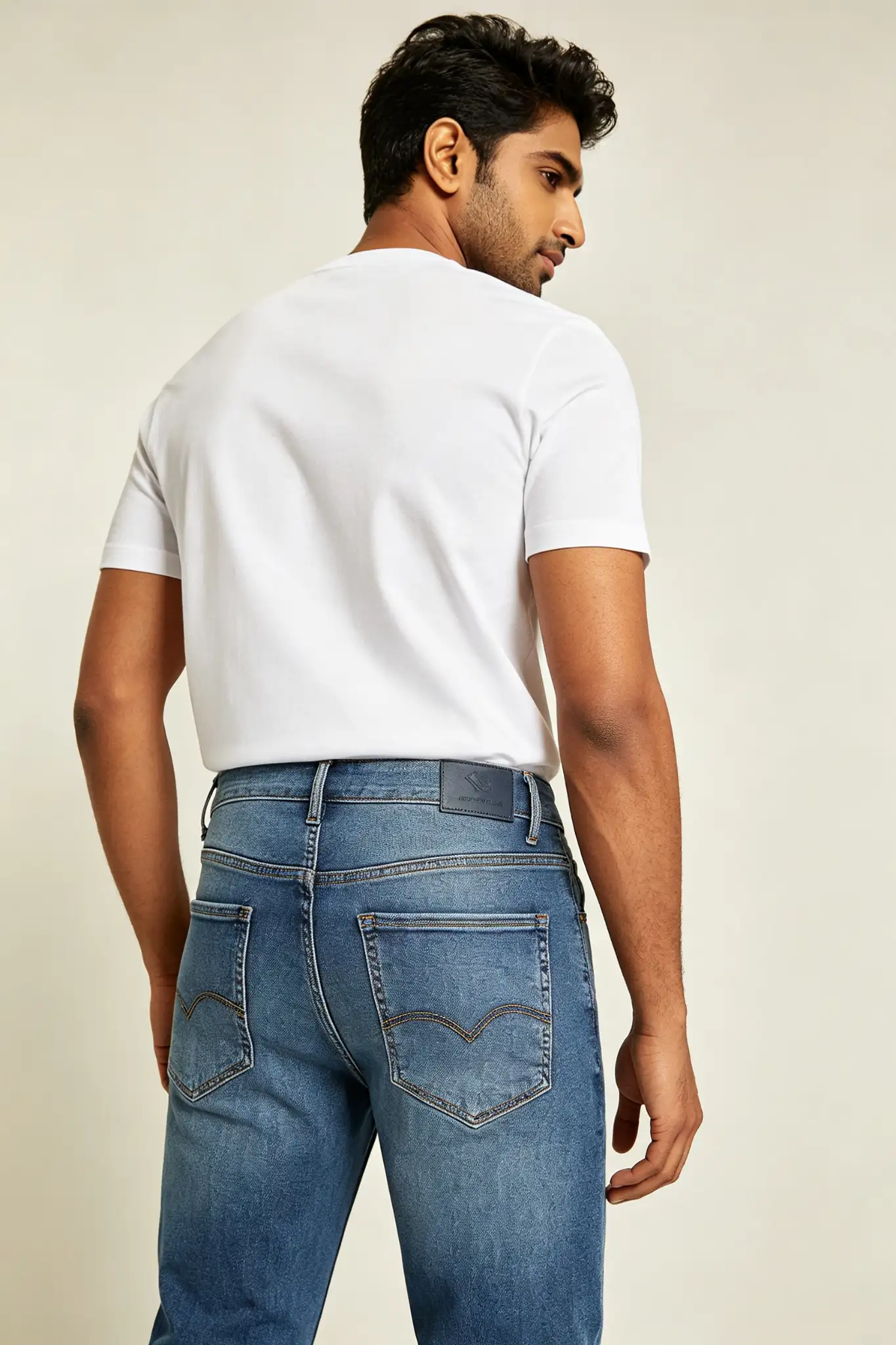 Medium Blue Regular Fit Jeans - image 4