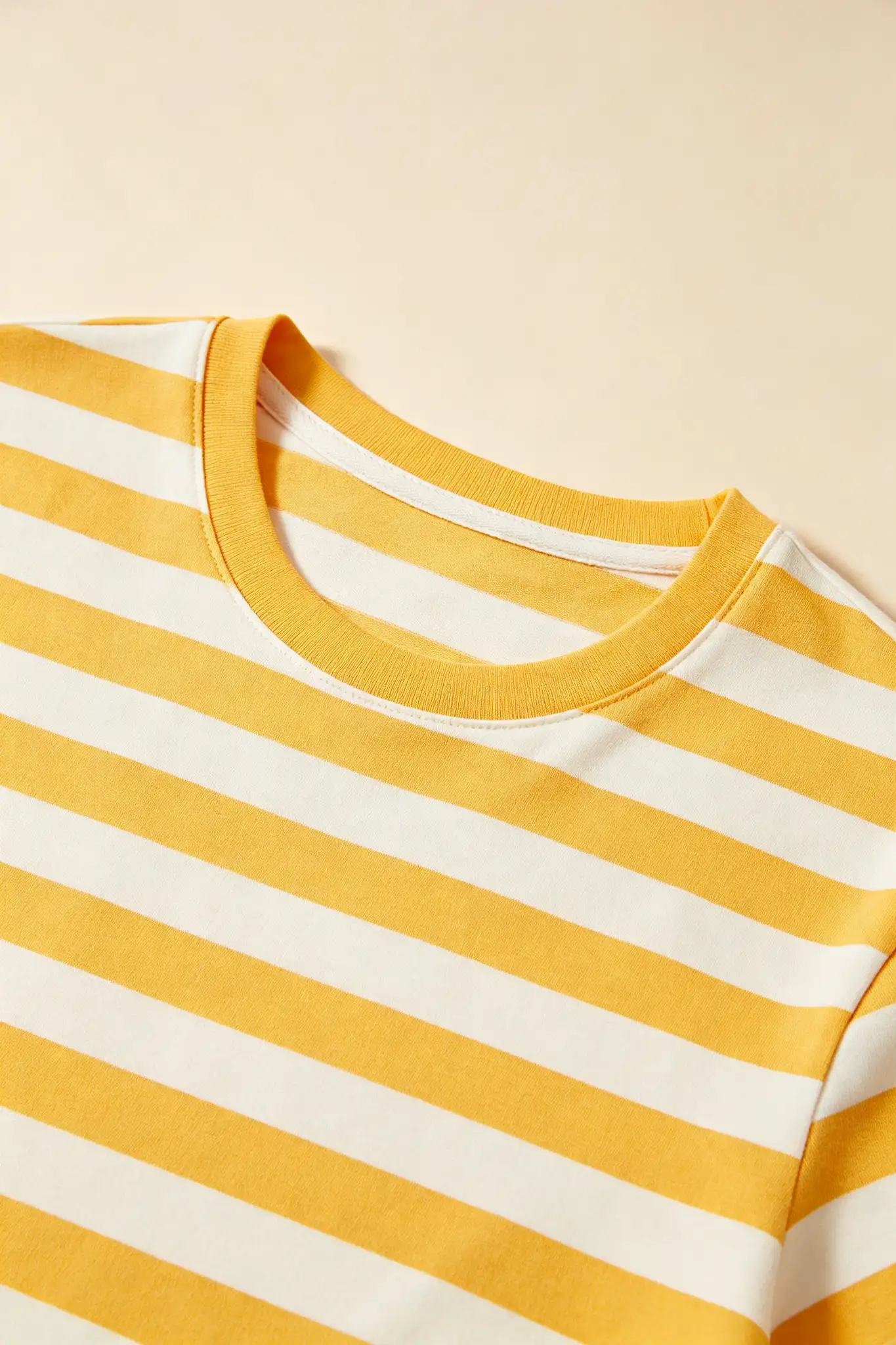 Yellow Striped T-Shirt - Summer - image 6
