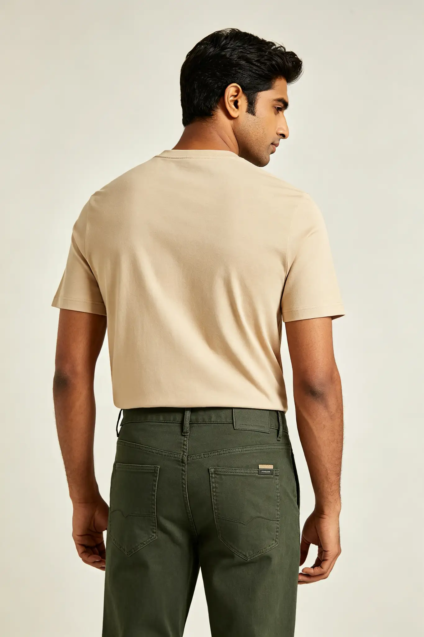 Dark Green Slim Fit Chino Jeans - image 4