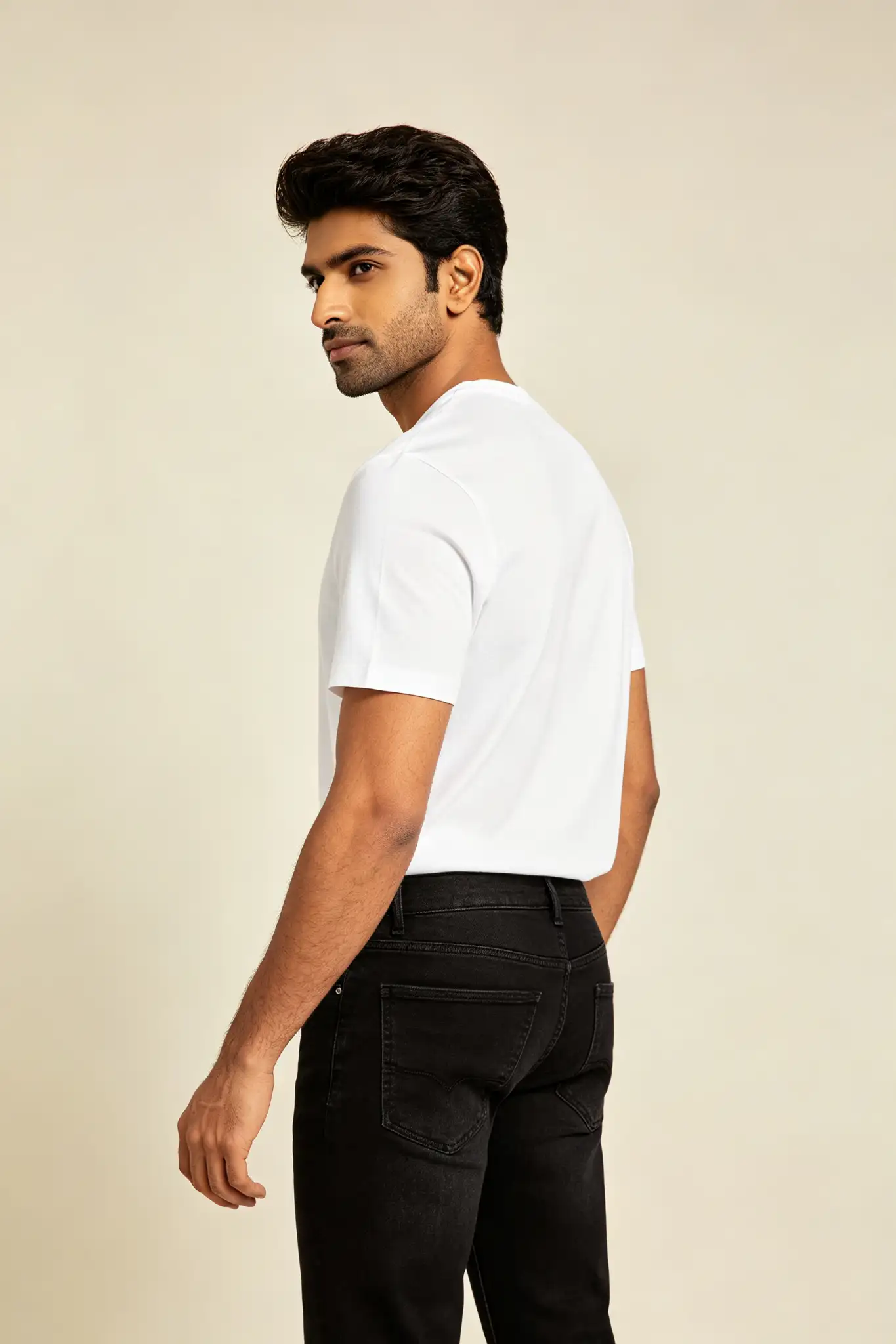 Black Premium Straight Fit Jeans - image 3