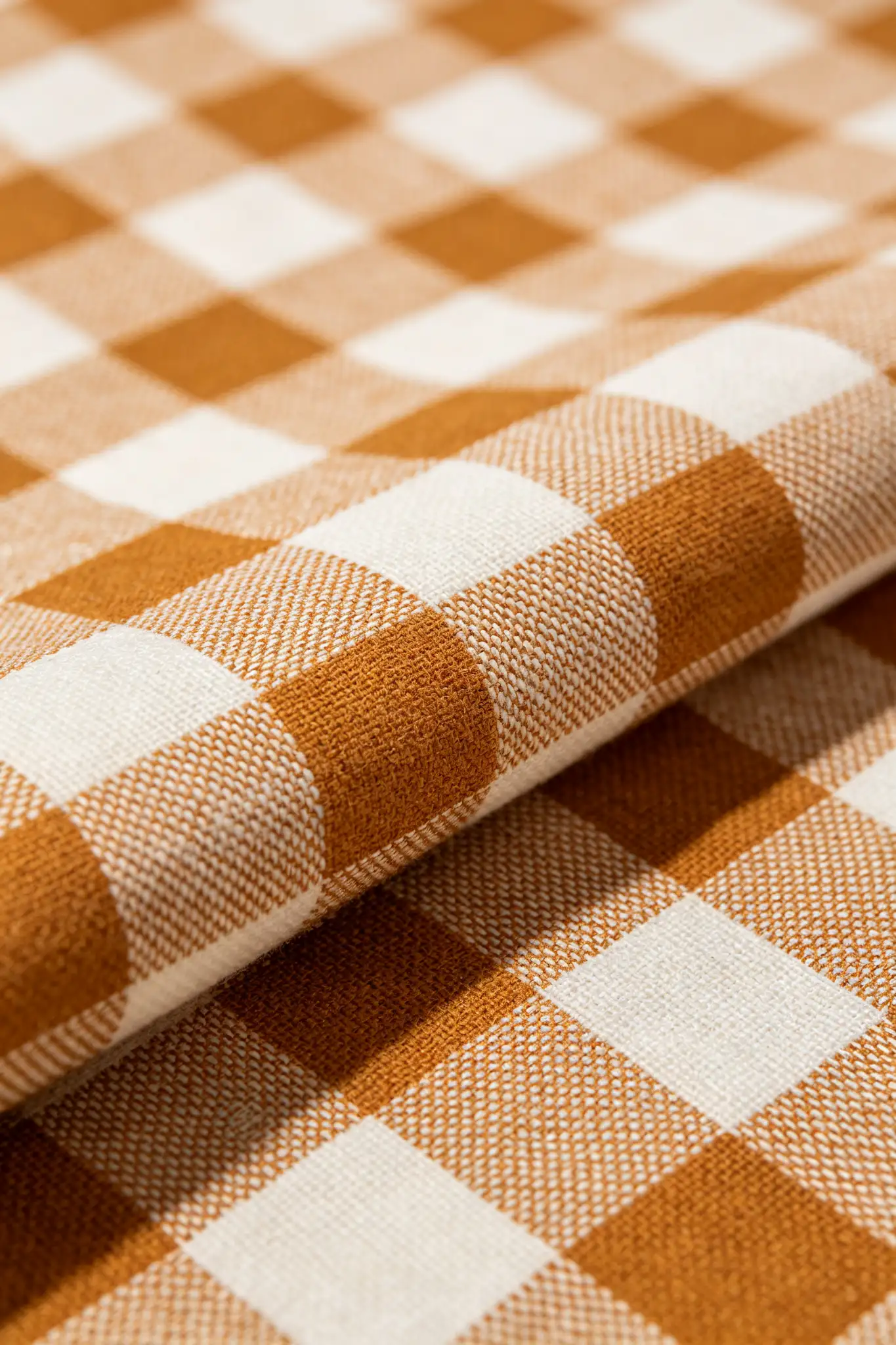 Brown Checked Kerala Cotton Lungi (Mundu) - image 6