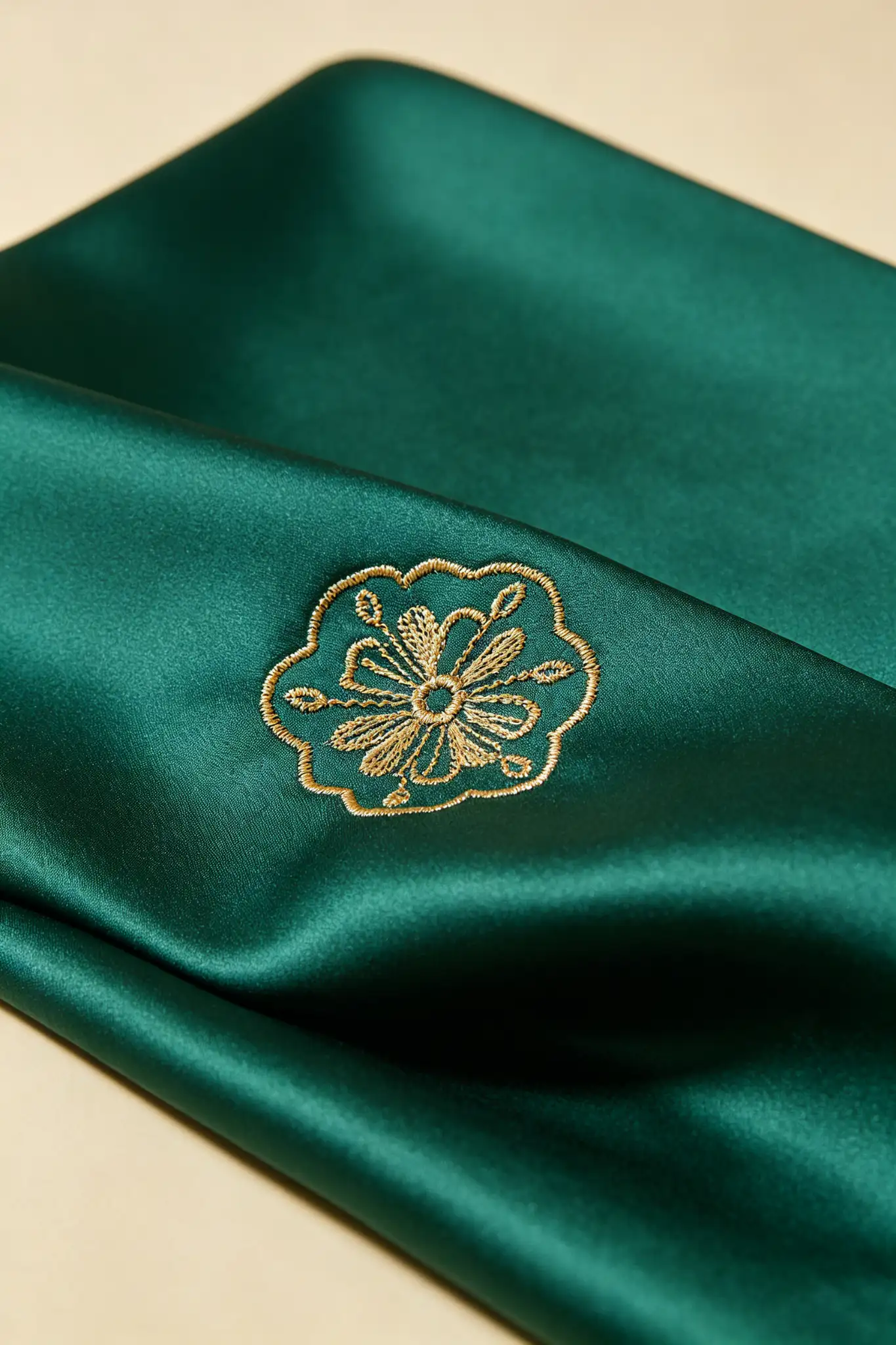 Bottle Green Silk Suit - Festive - image 5