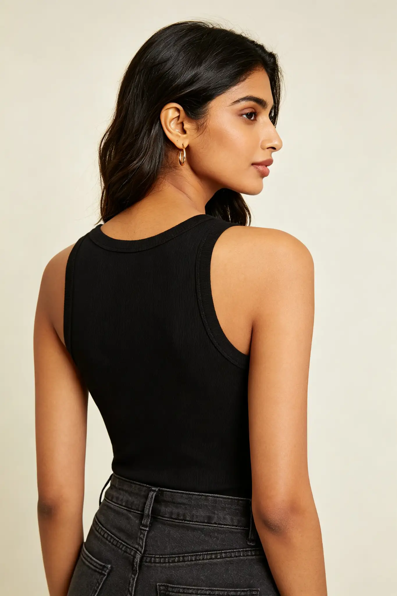 Black Sleeveless Tank Top - image 4