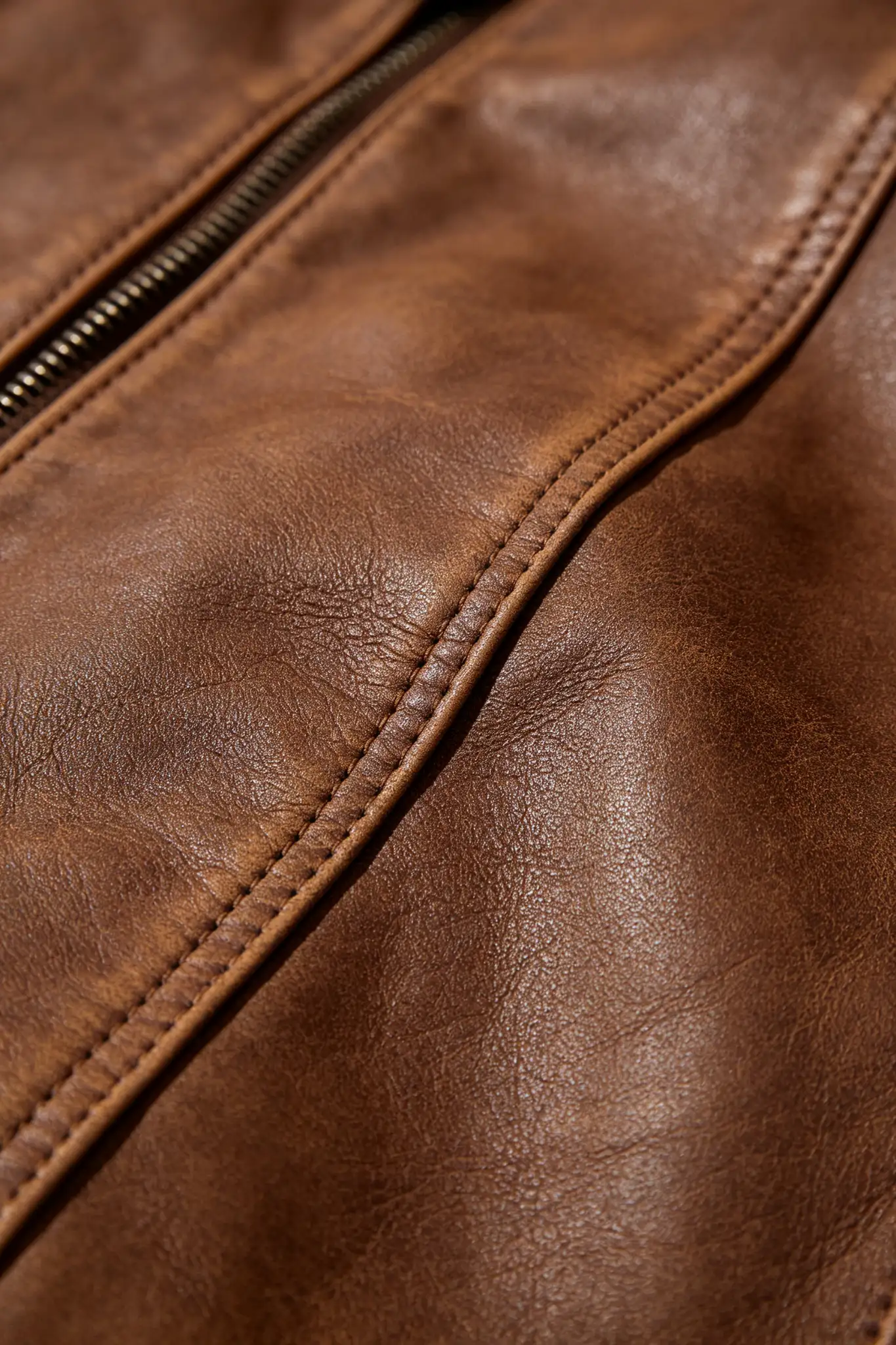 Black Leather Bomber Jacket - image 5